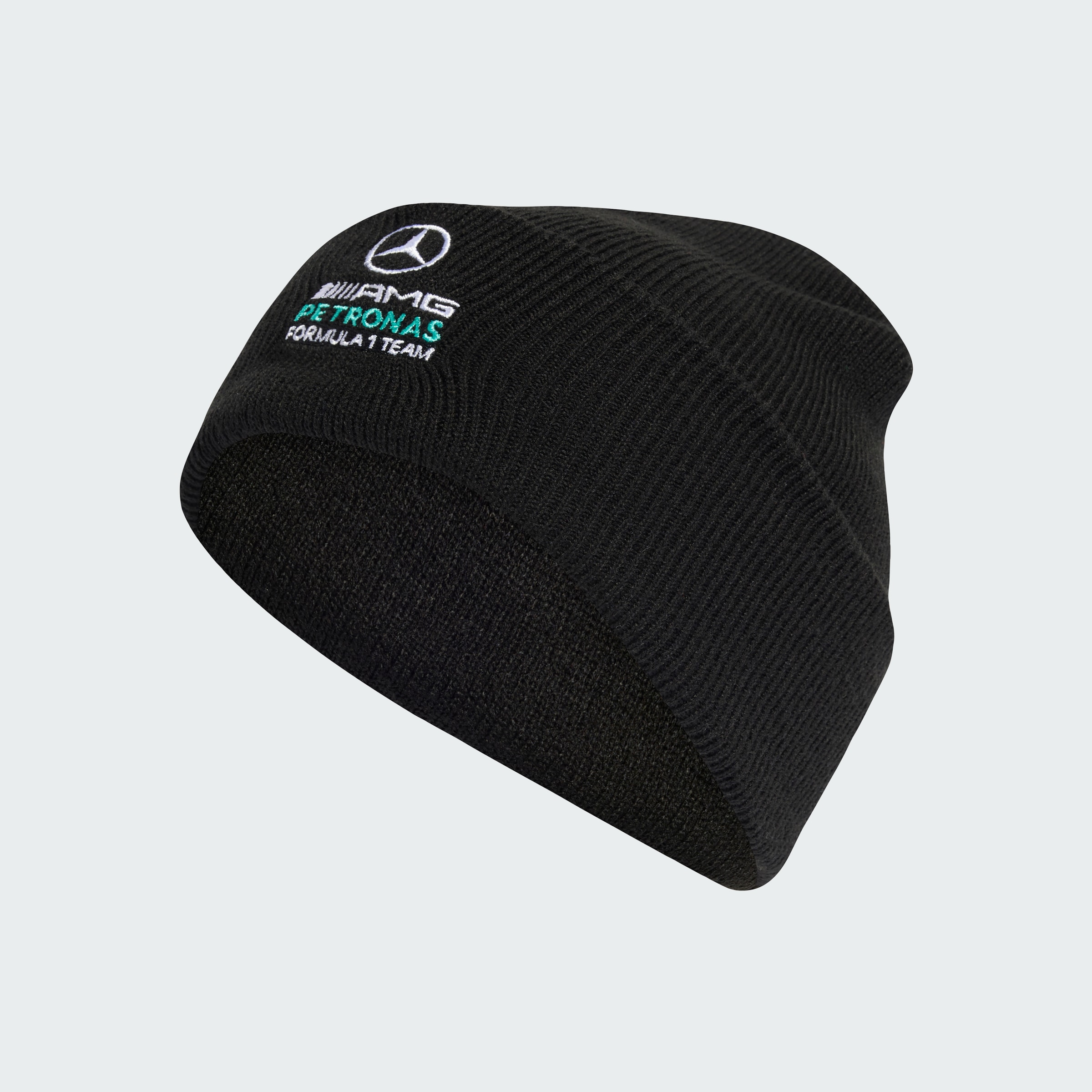 Tricot muts, Mercedes-AMG F1 - zwart, Polyacryl