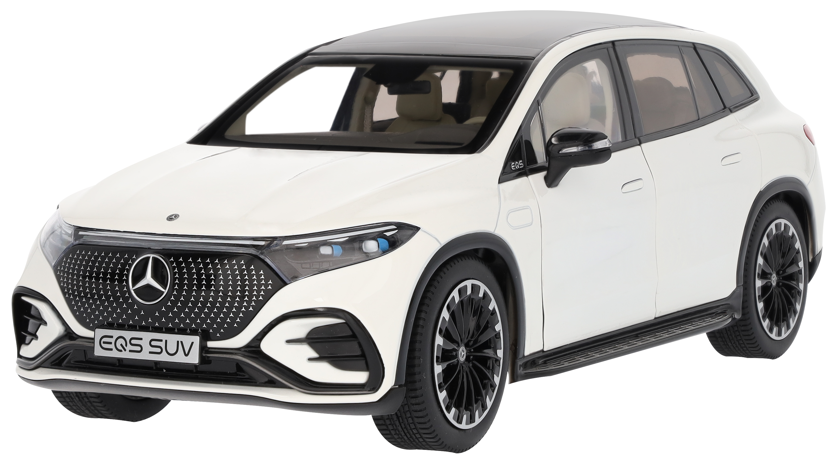 EQS SUV, AMG Line, X296 - G-Manufaktur diamantwit bright, NZG, 1:18