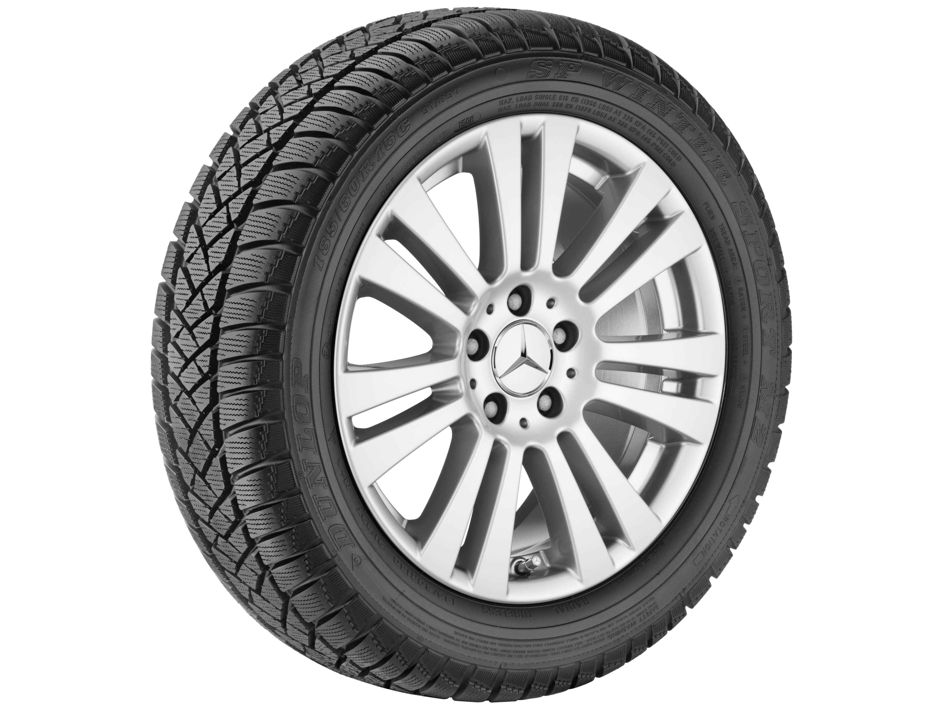 Zeven-dubbelspaaks wiel, 40,6 cm (16 inch) - 7 J x 16 ET 42,5, Vanadiumzilver, gespoten
