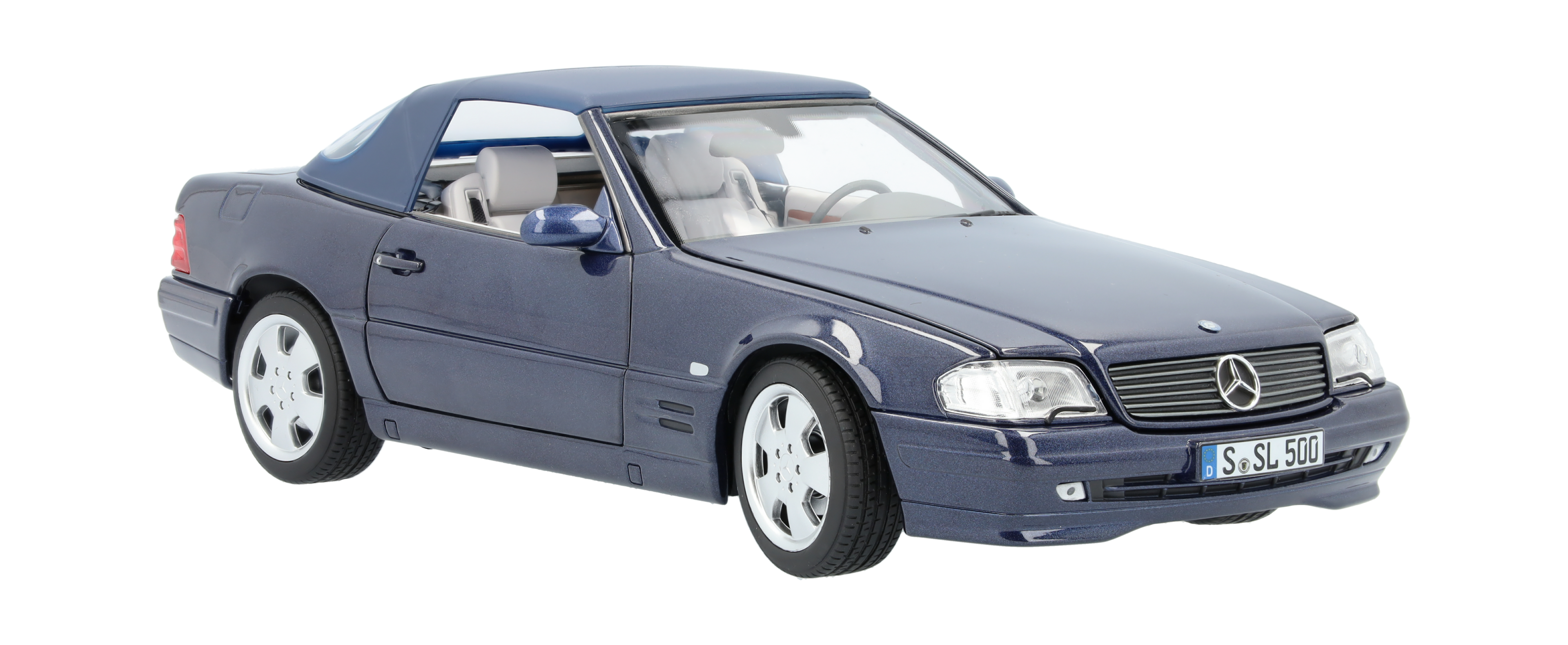 SL 500 R129 (1998-2001) - azuurblauw, Norev, 1:18