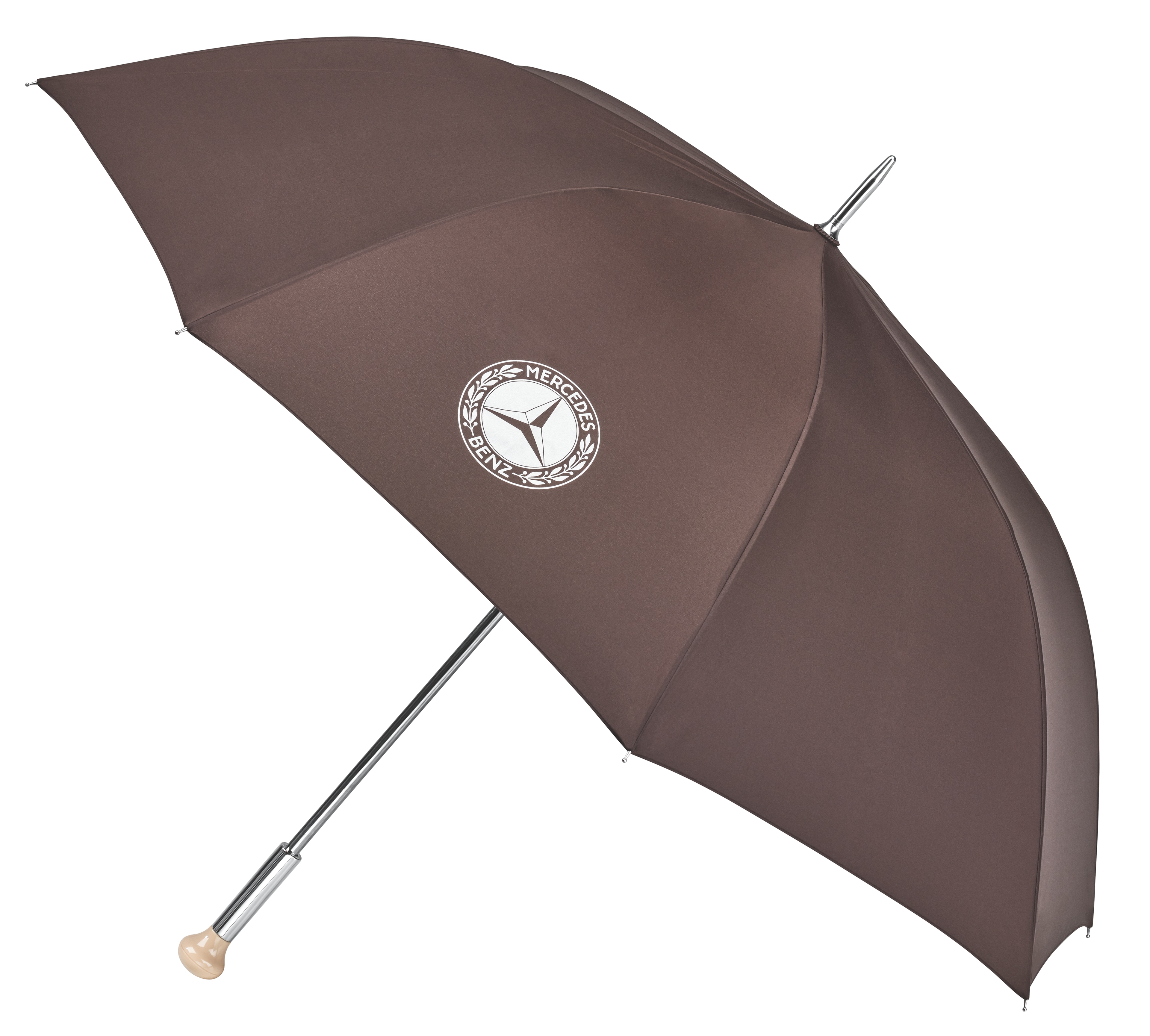 Paraplu, 300 SL, Versnellingshendelknop - bruin, Staal / Glasvezel / Polyester (gerecycled)