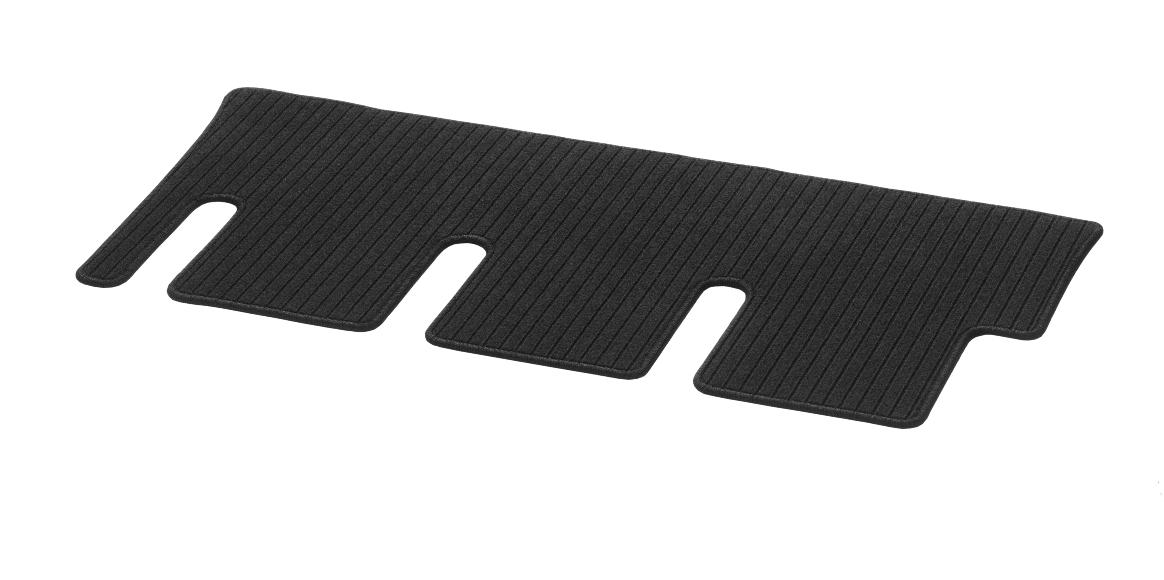 Ripsmatten, Bagageruimte, met enkelvoudige rail, Eendelig, A1 compact - Linkse/rechtse besturing, zwart