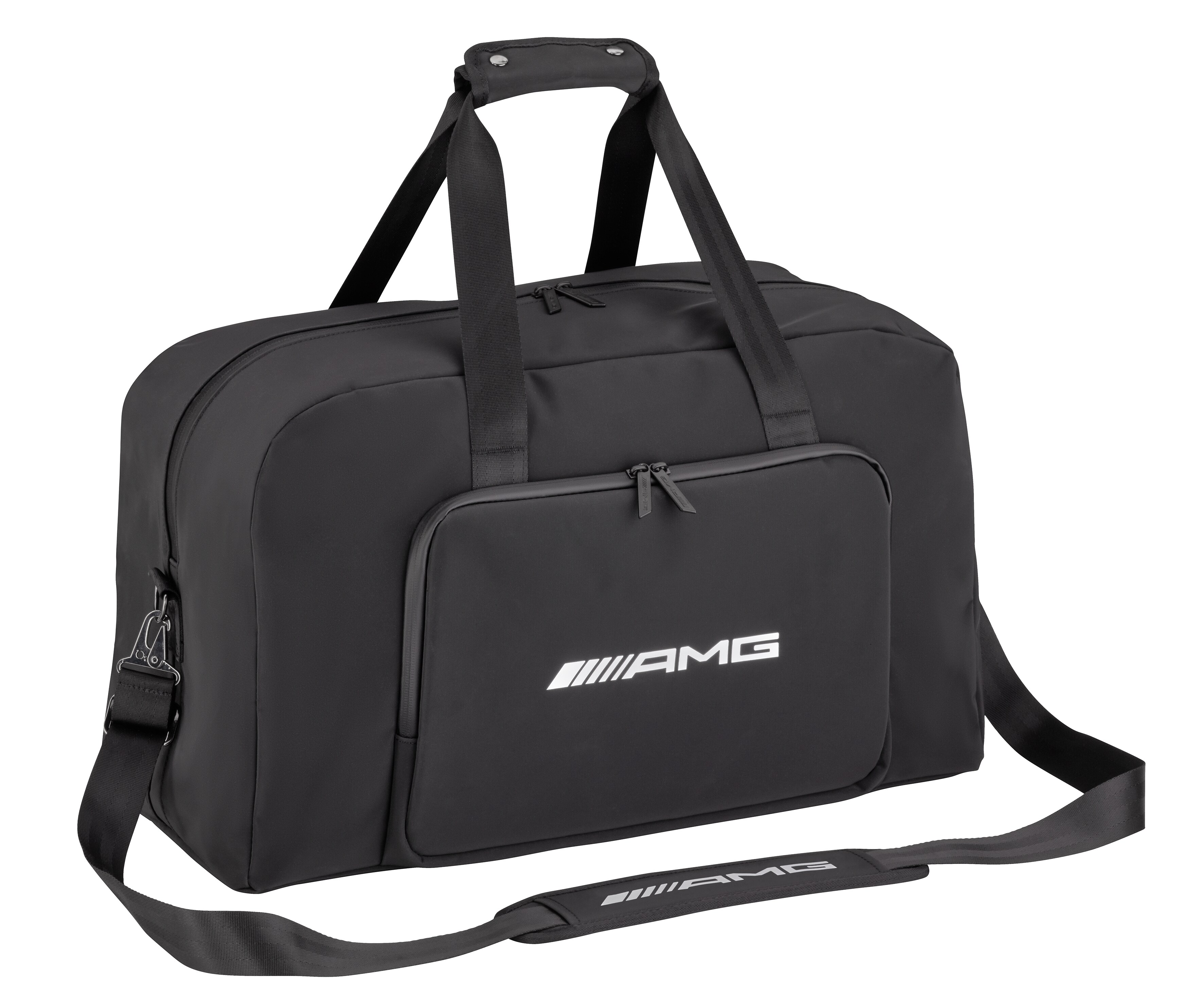 AMG-weekendtas - zwart, pvc / polyester / polyester