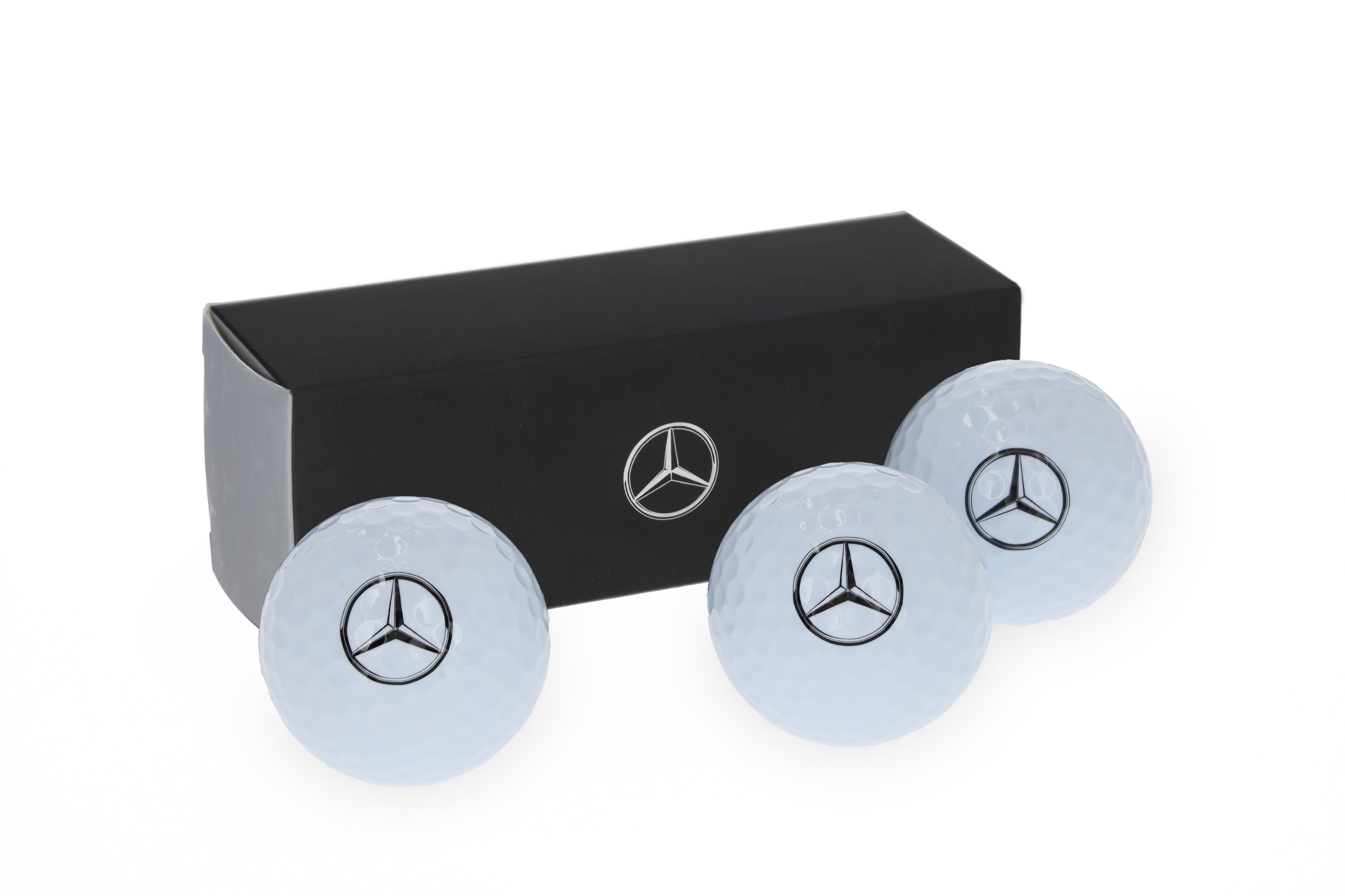 Golfballen, Set van drie - wit, Surlyn / rubber