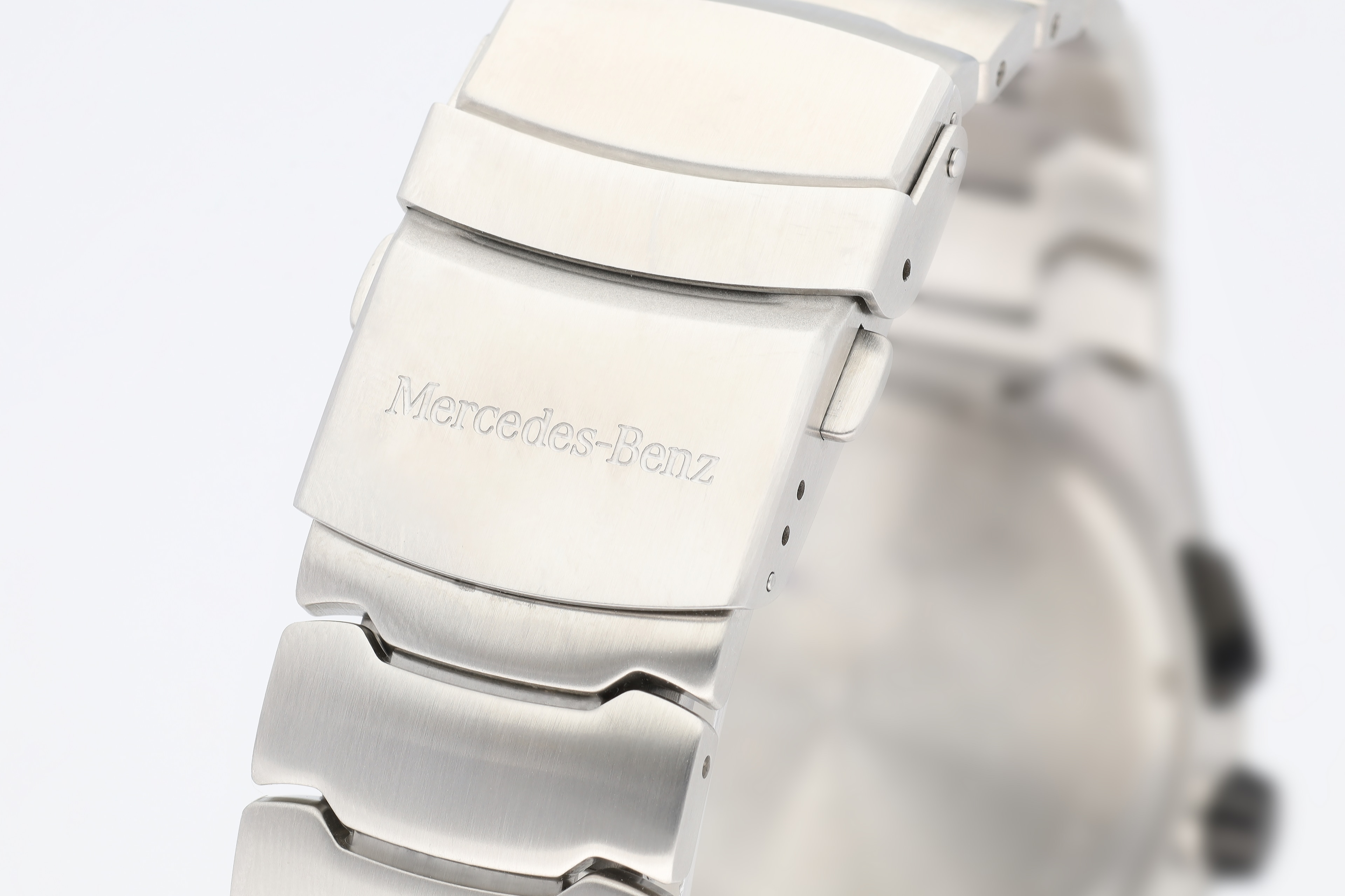 Chronograaf heren, Autosport - zilverkleurig / zwart / blauw, edelstaal / carbon