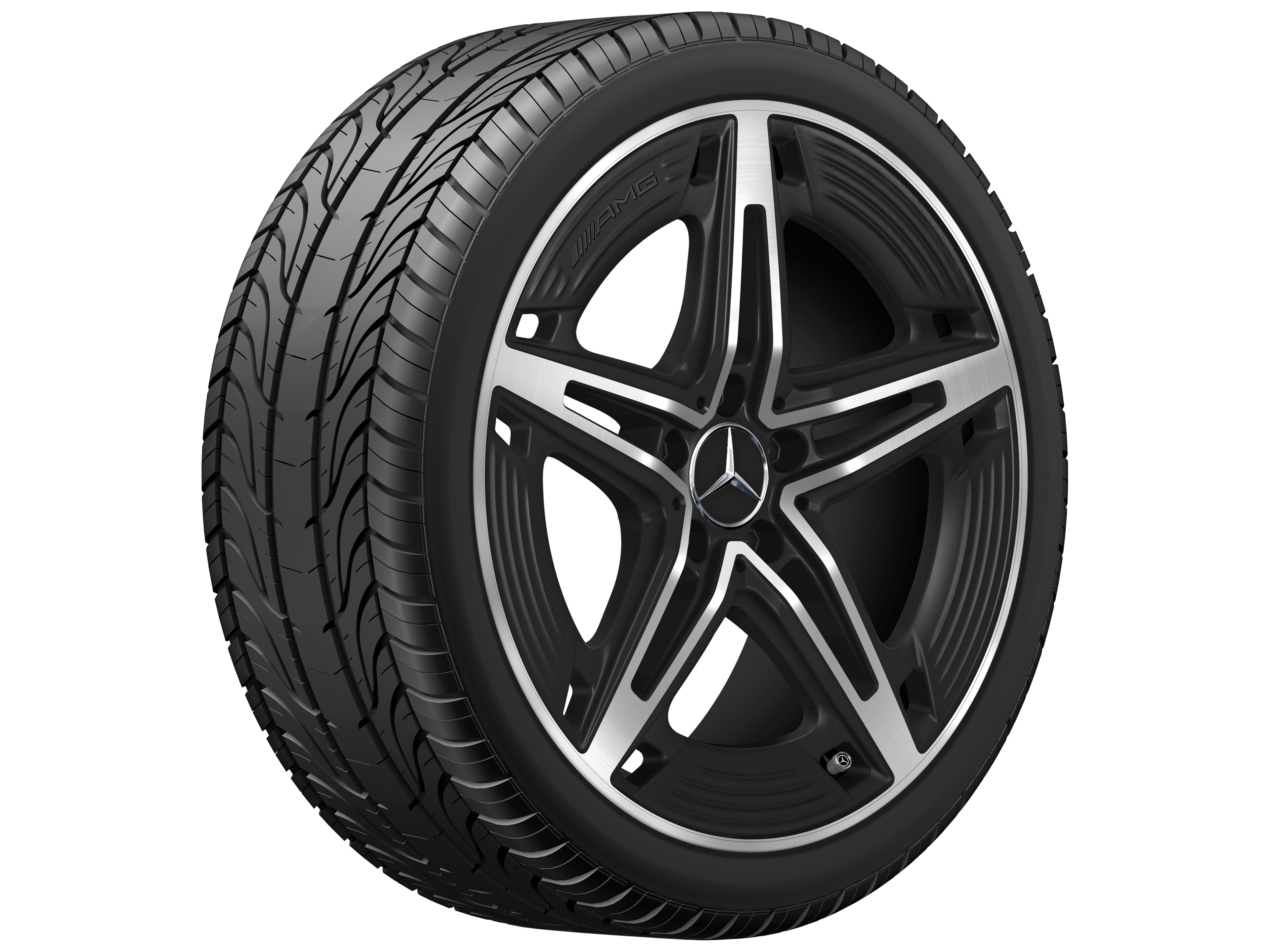 Vijfspaaks AMG-velg, 43,2 cm (17 inch)