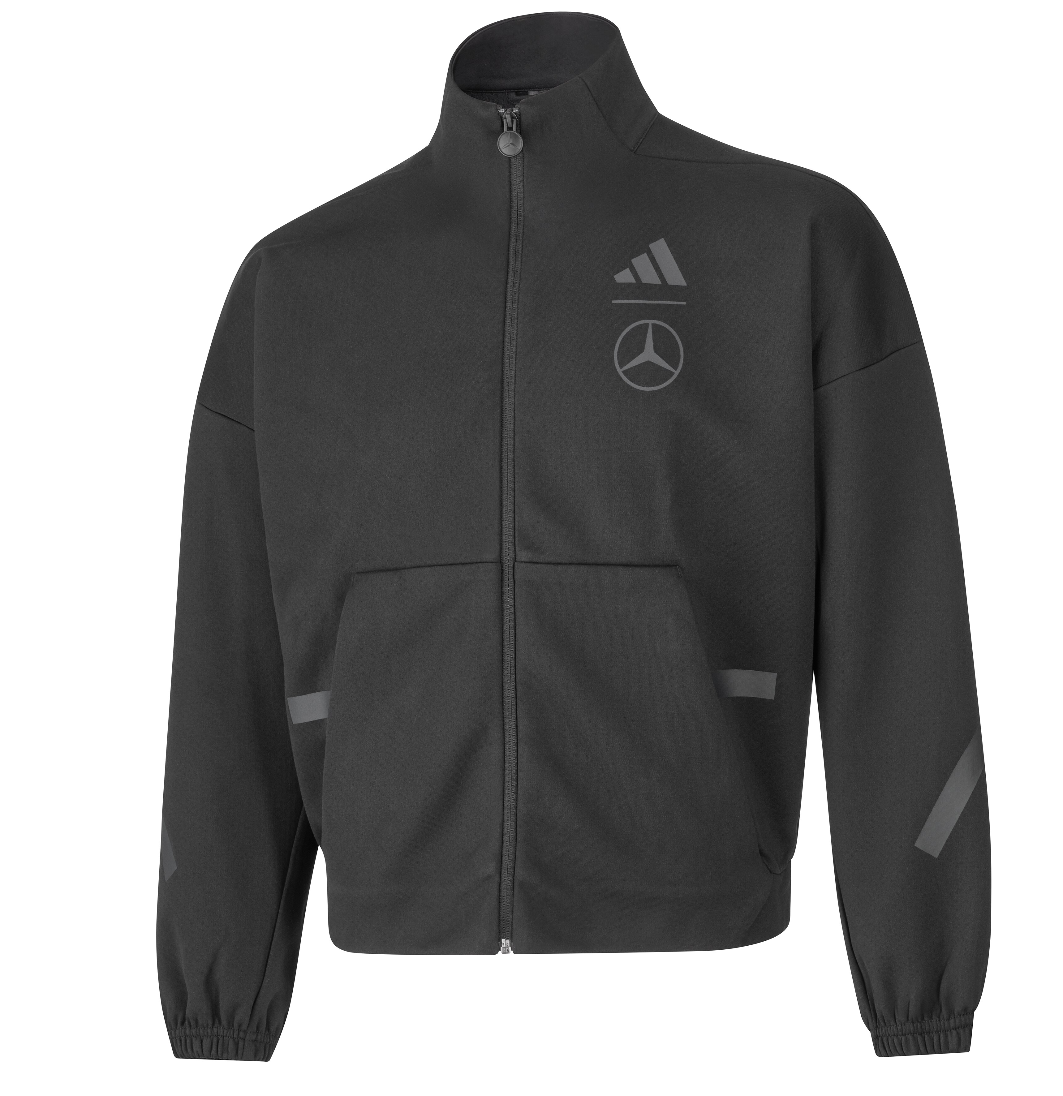 Sweatjack unisex - zwart, XS