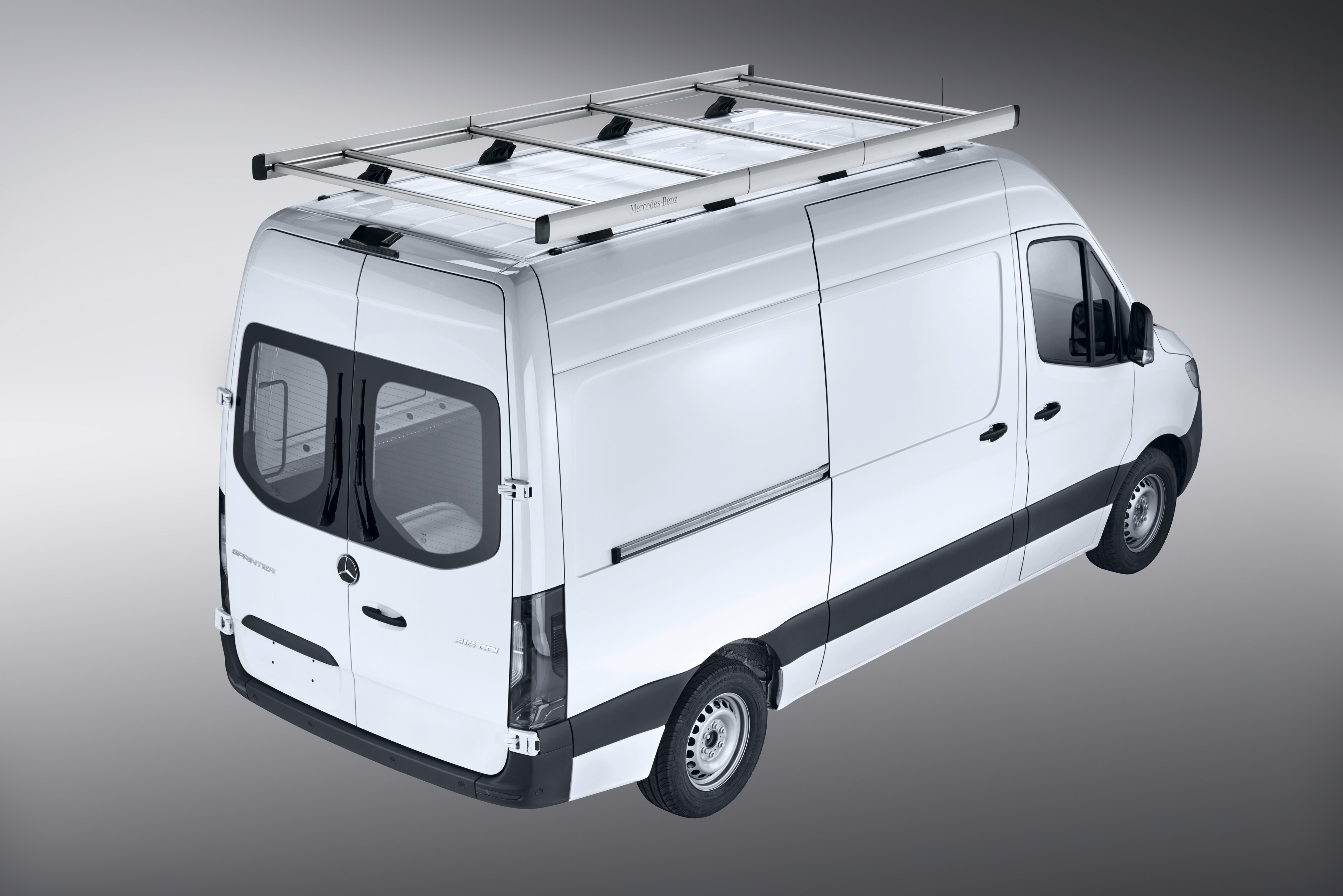 Bagagerek, A1 kort - aluminium / Staal / kunststof, zilverkleurig / zwart
