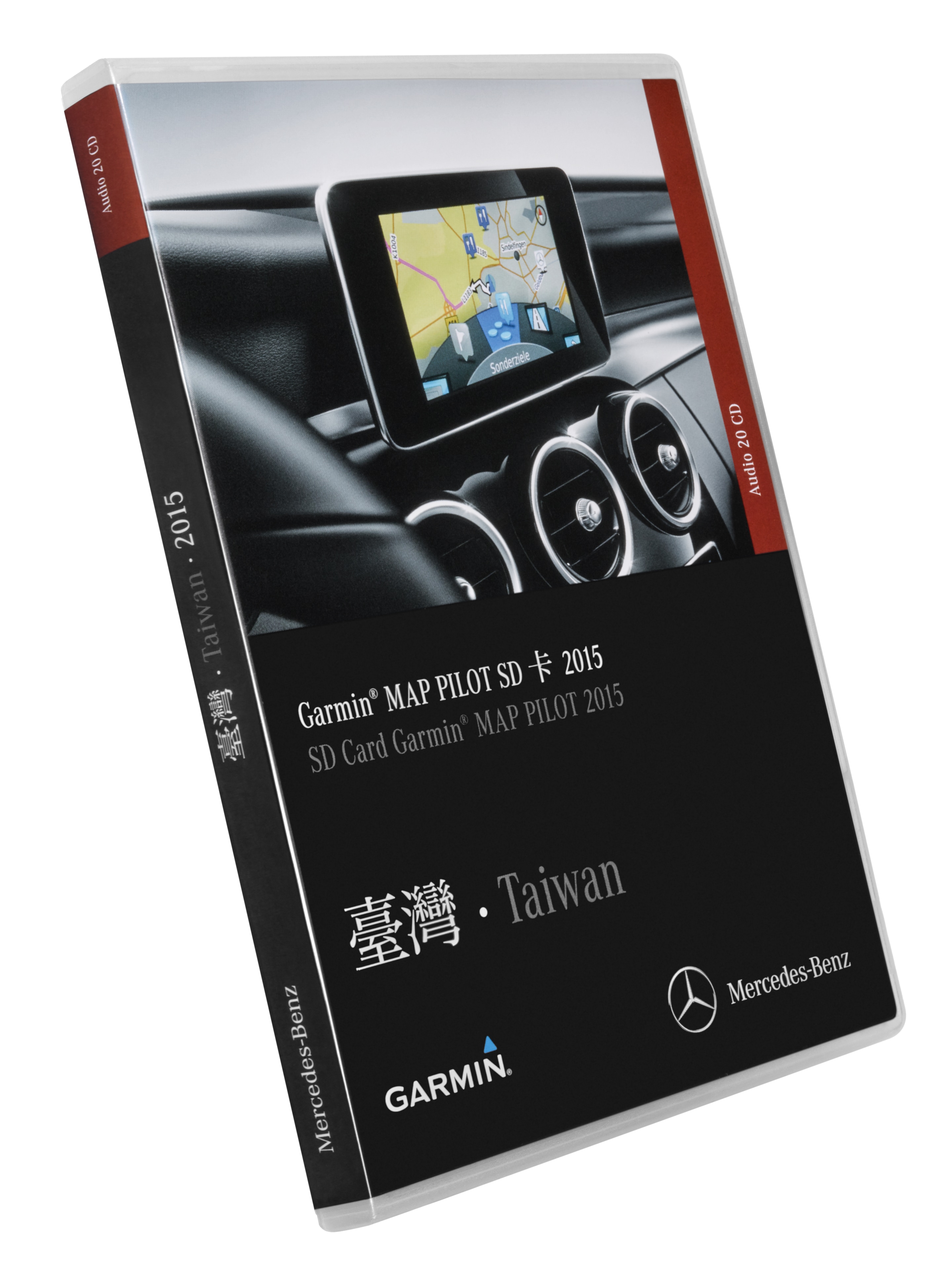 Garmin® MAP PILOT, Navigatiemodule sd-kaart Taiwan, voor montage achteraf code 357 (EG9), bij aanwezige voorbereiding code 522