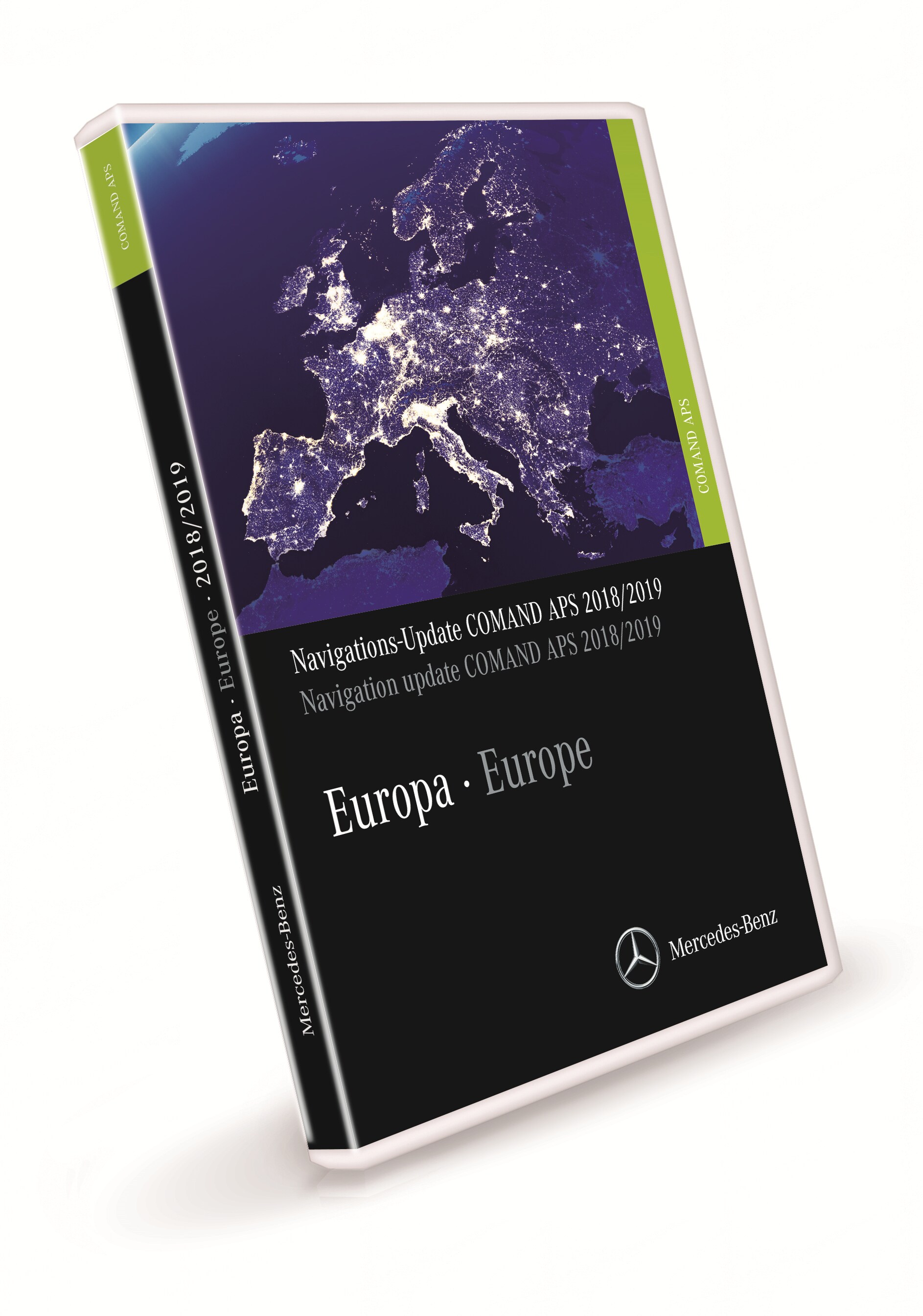Kaartupdate, COMAND APS, Europa, Versie 2018/2019, - FINAL VERSION - limoengroen, NTG3