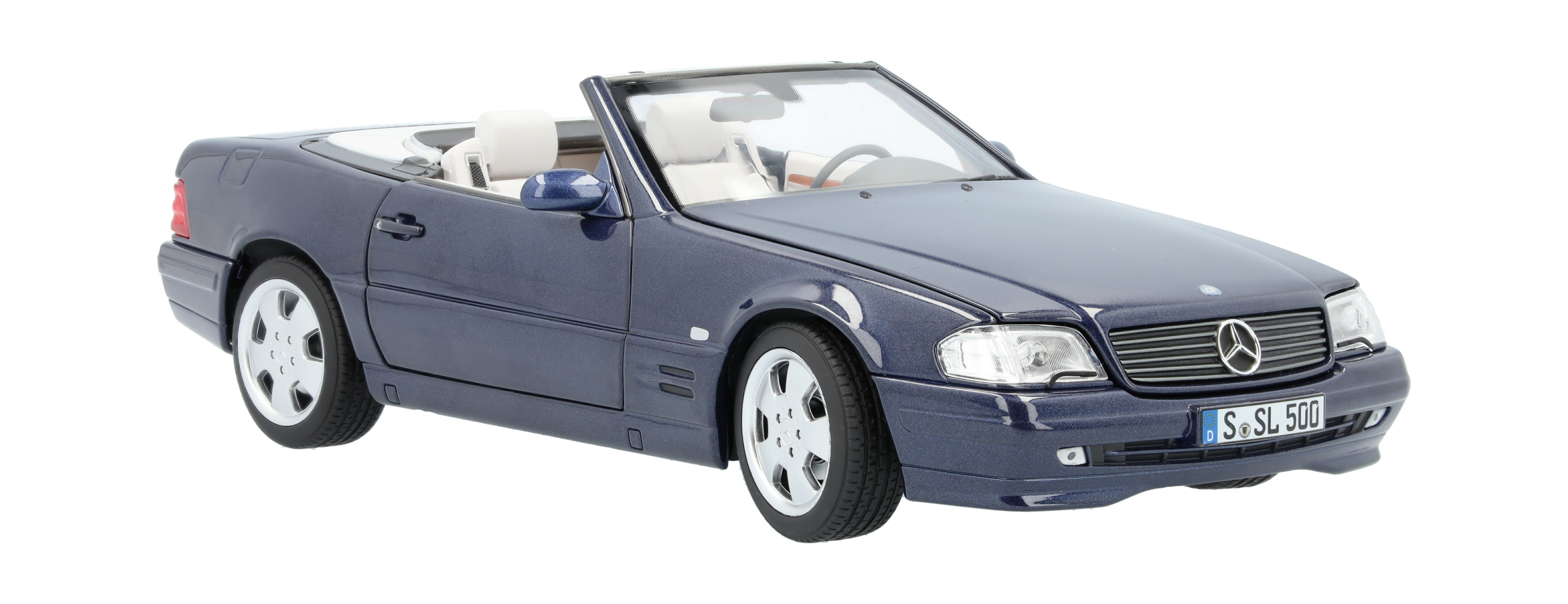 SL 500 R129 (1998-2001) - azuurblauw, Norev, 1:18
