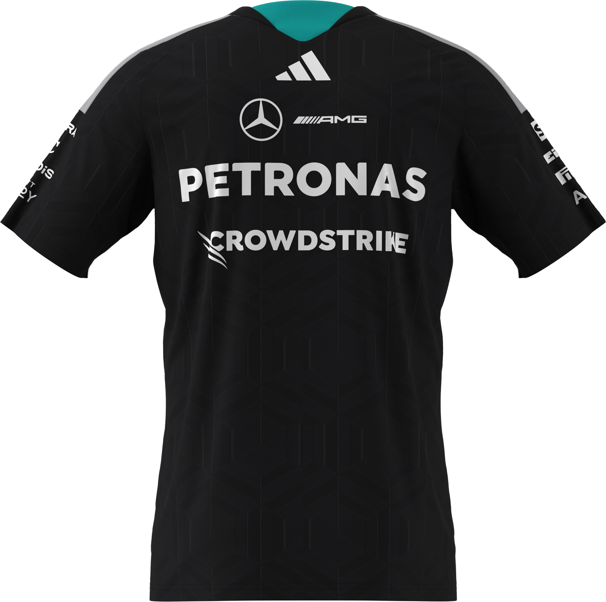T-Shirt Herren, Fahrer, Mercedes-AMG F1 - schwarz, S
