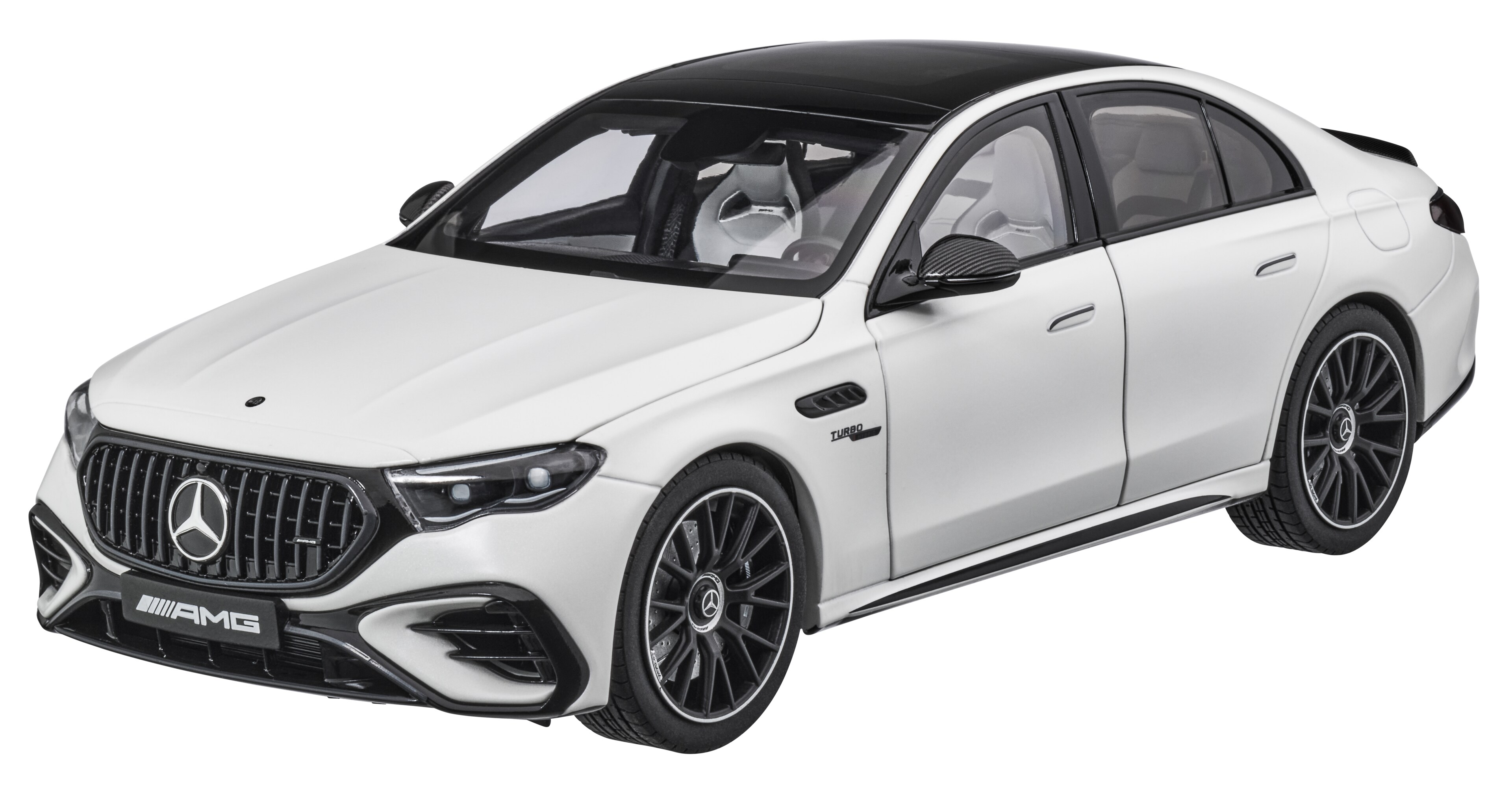 Mercedes-AMG E 53, Hybride, 4MATIC+, W214 - MANUFAKTUR opalietwit magno, NZG, 1:18