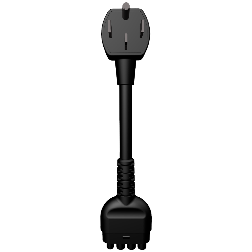 Lader, Adapter, NEMA 14-50, VS/CAN MEX - kunststof, Linkse besturing