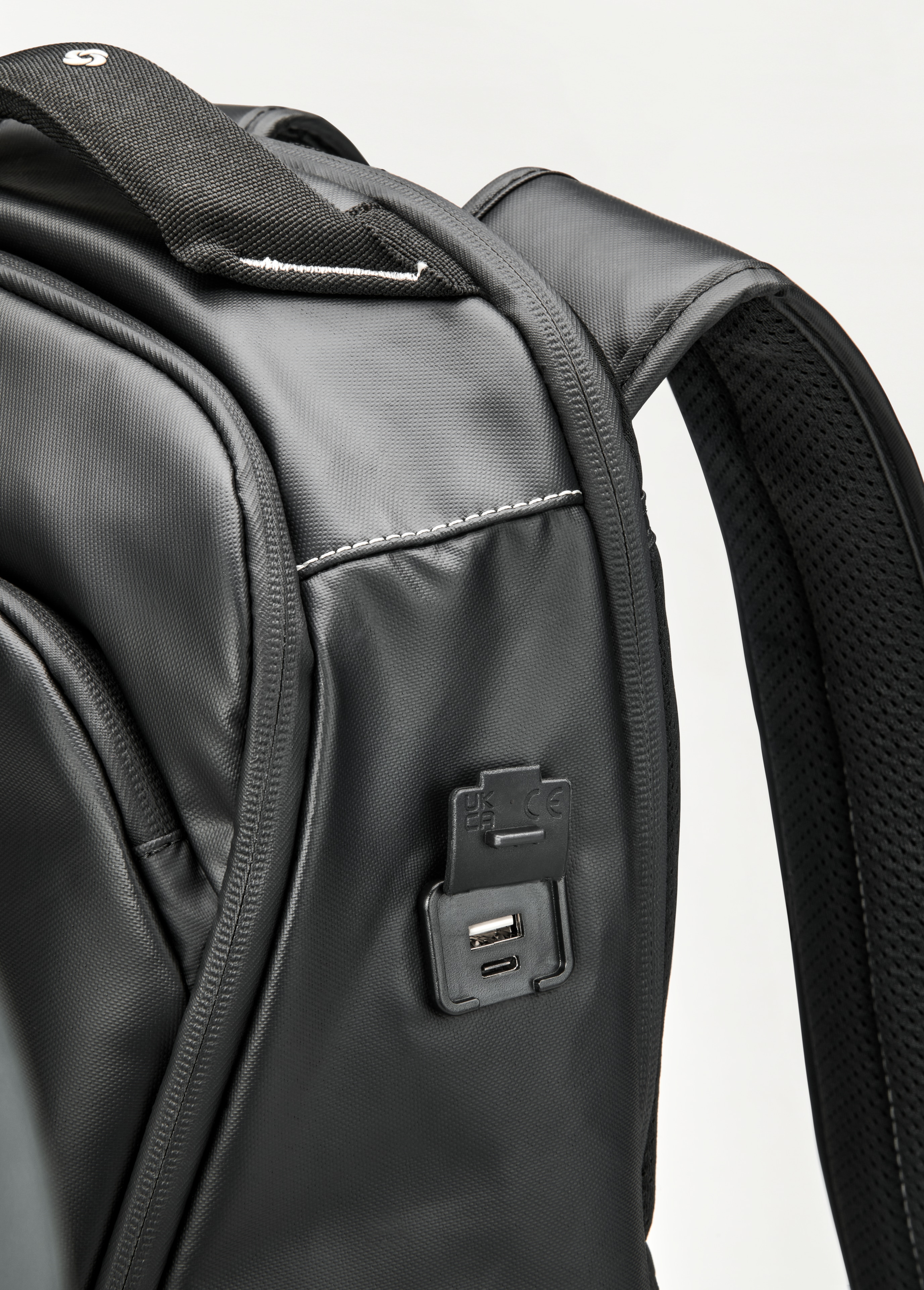 Rugzak - zwart, Polyamide (gerecycled) / polyester, Samsonite