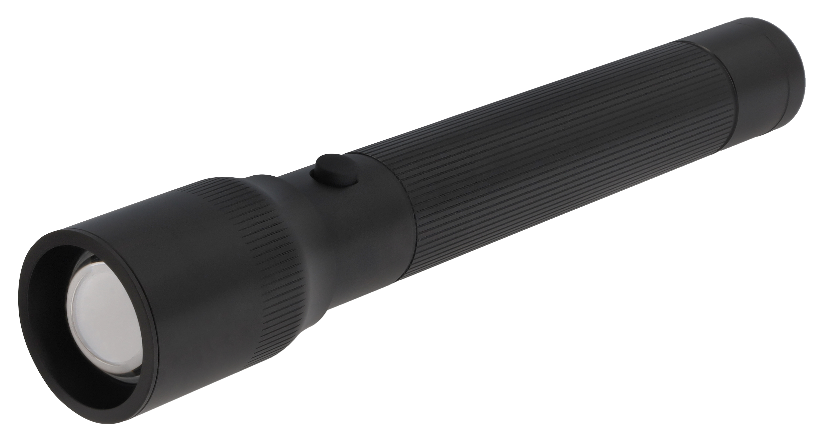 Led-zaklamp, groot - zwart, aluminium, Ansmann