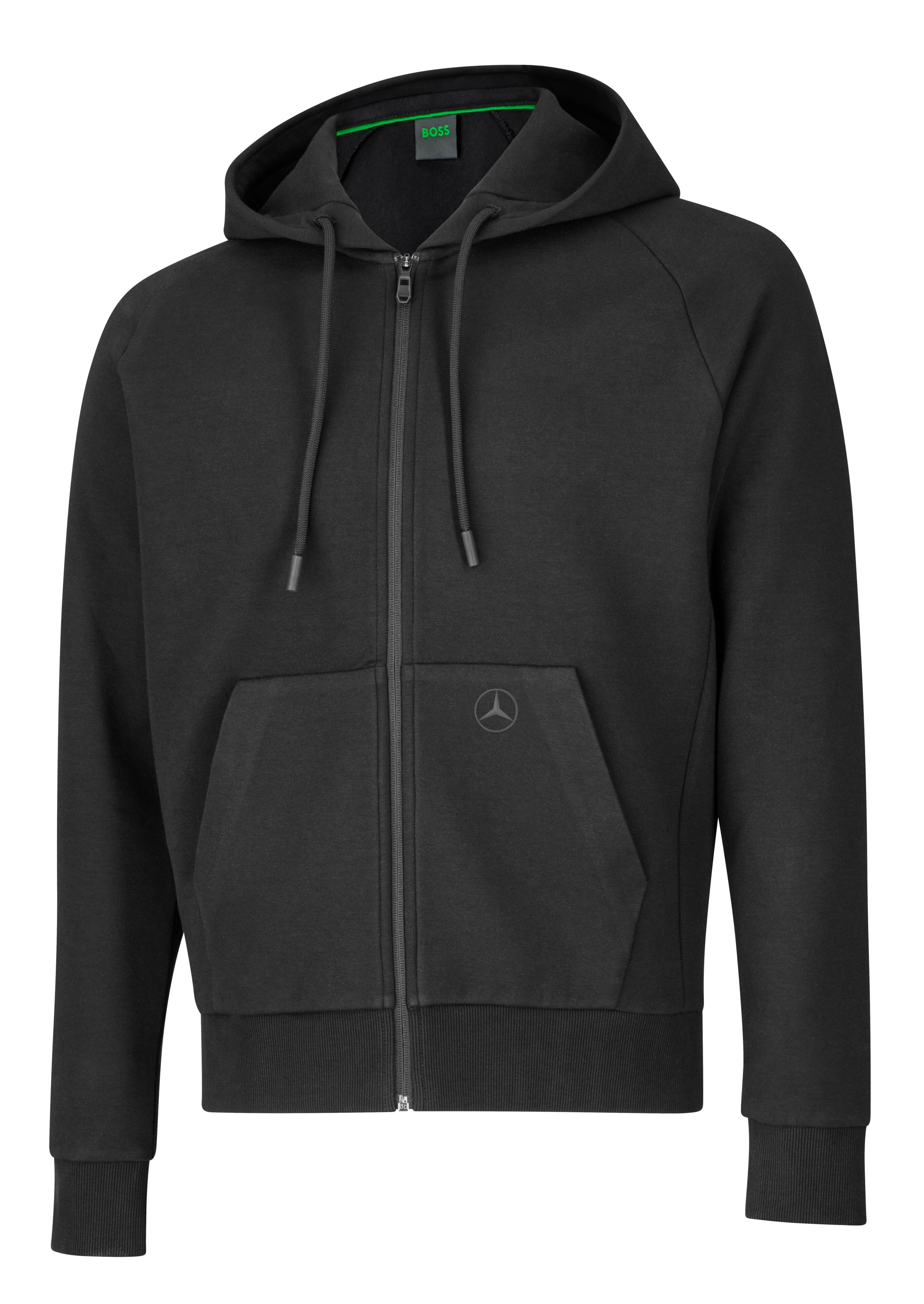Sweatjack unisex, 140 jaar - zwart, M