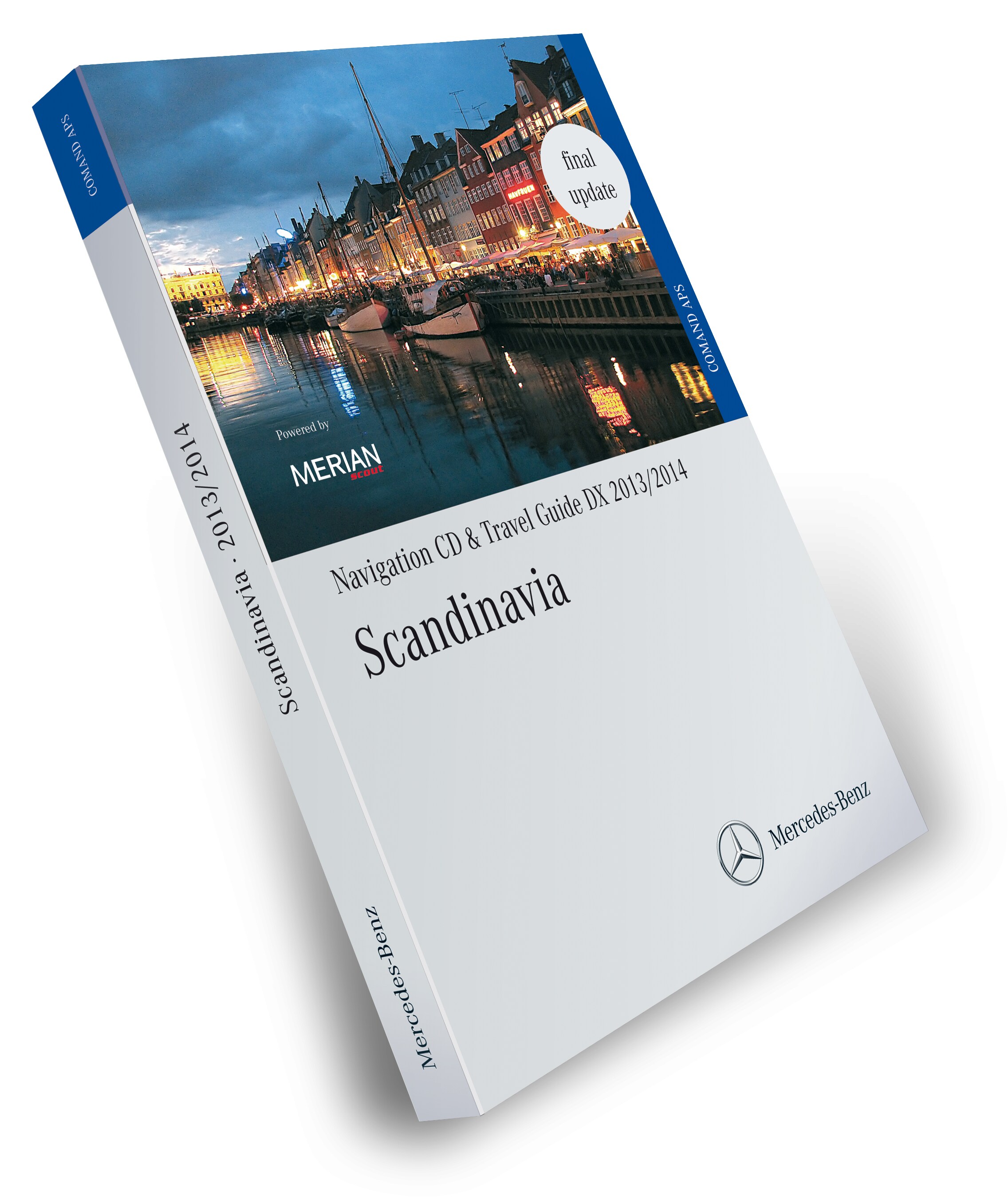 Navigatie-CD, Scandinavië, met MERIAN-reisgids 2013/2014