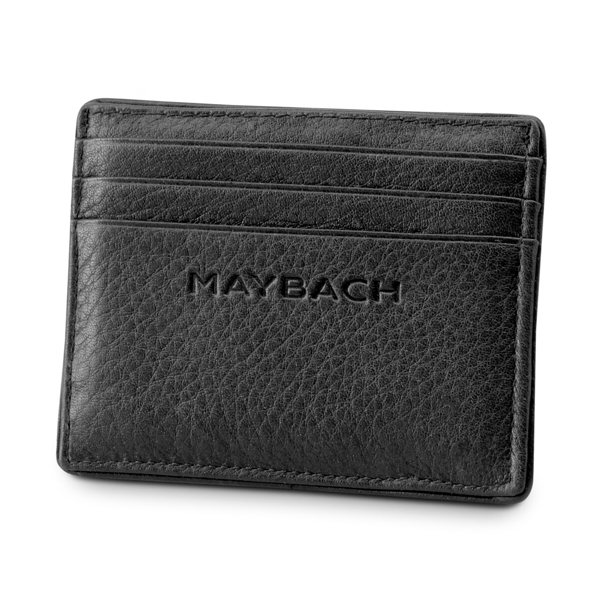 Creditcardetui, Mercedes-Maybach - zwart, Leder