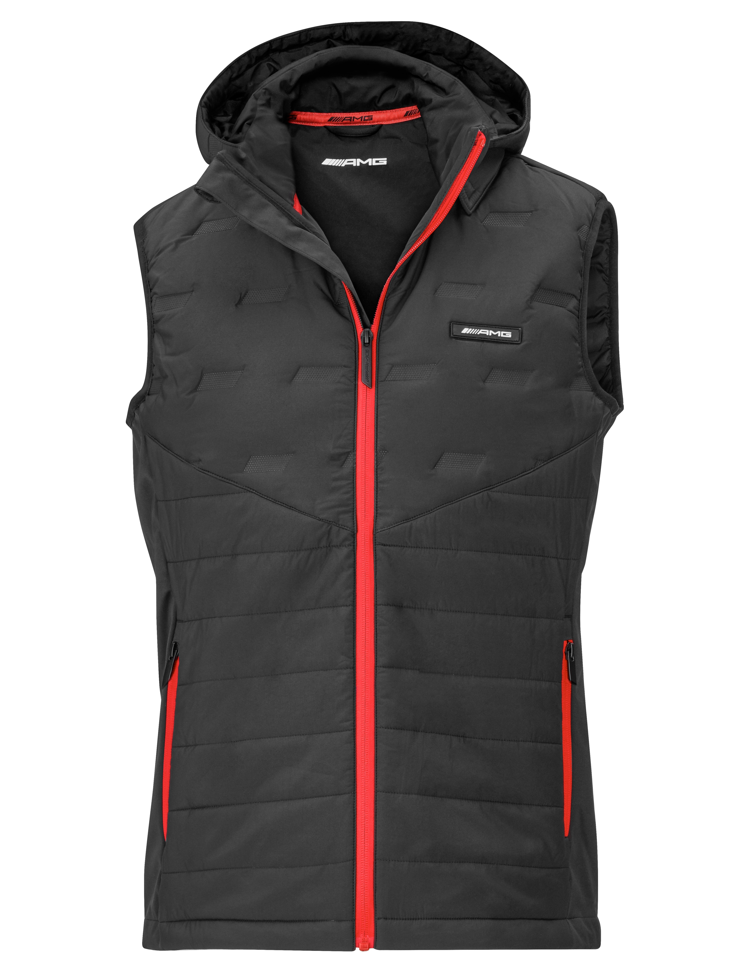 Hybride AMG-herenbodywarmer - zwart, XXXL