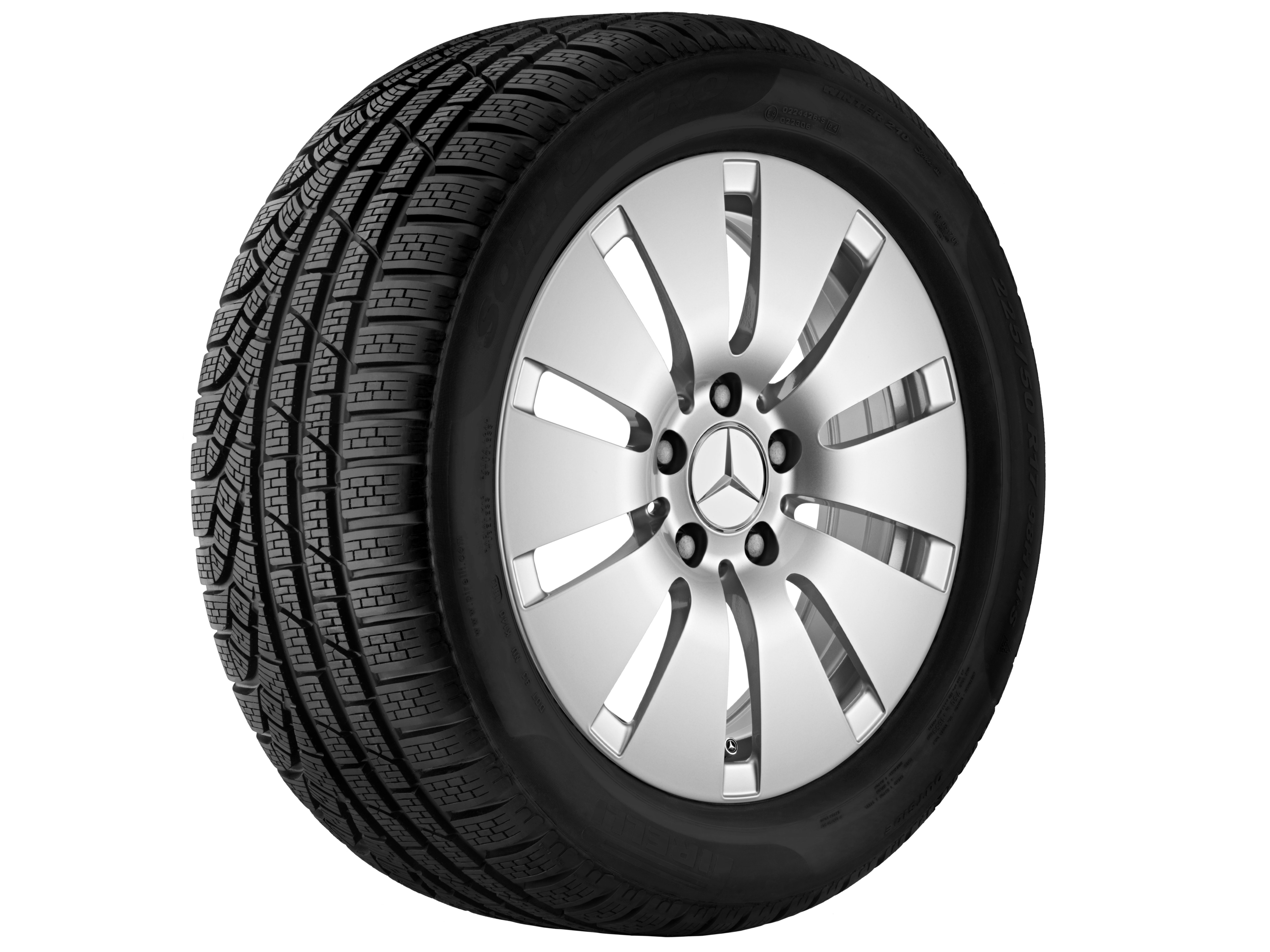 Tiengaats wiel, 45,7 cm (18 inch) - 8 J x 18 ET 43, Vanadiumzilver