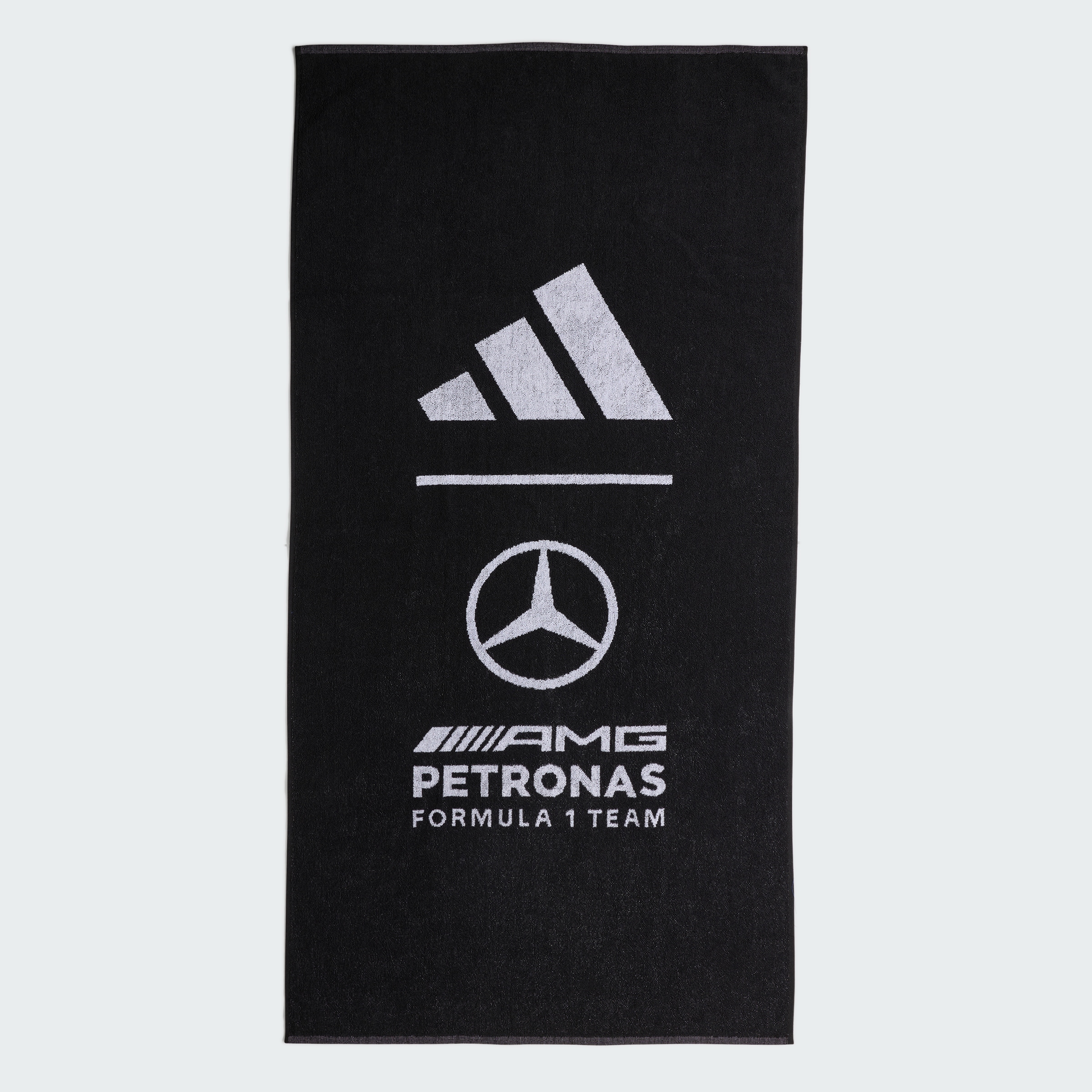 Handdoek, Mercedes-AMG F1 - zwart, katoen, adidas