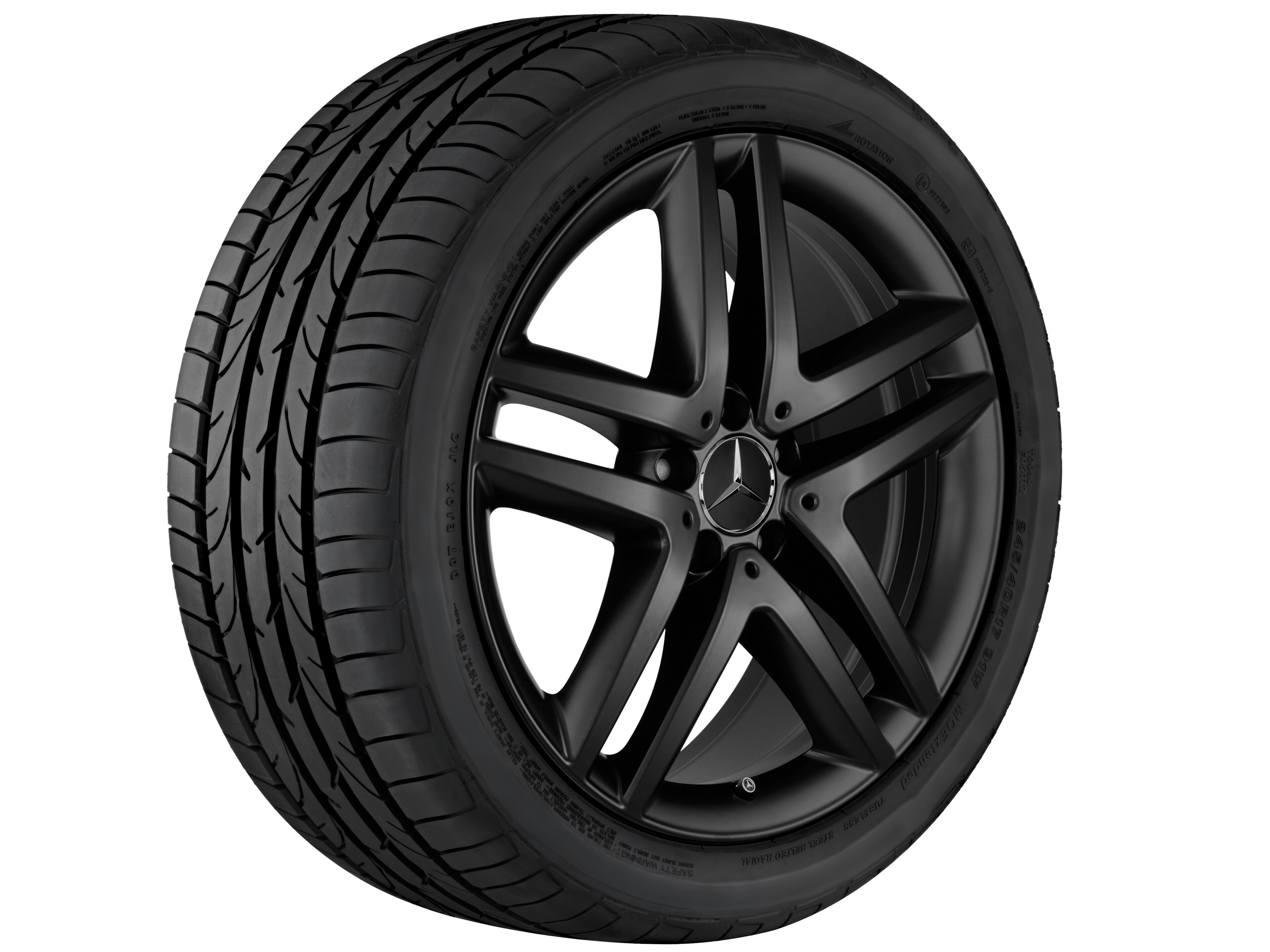 Vijf-dubbelspaaks wiel - 245/45 R19  102Y, 8 J x 19 ET 52