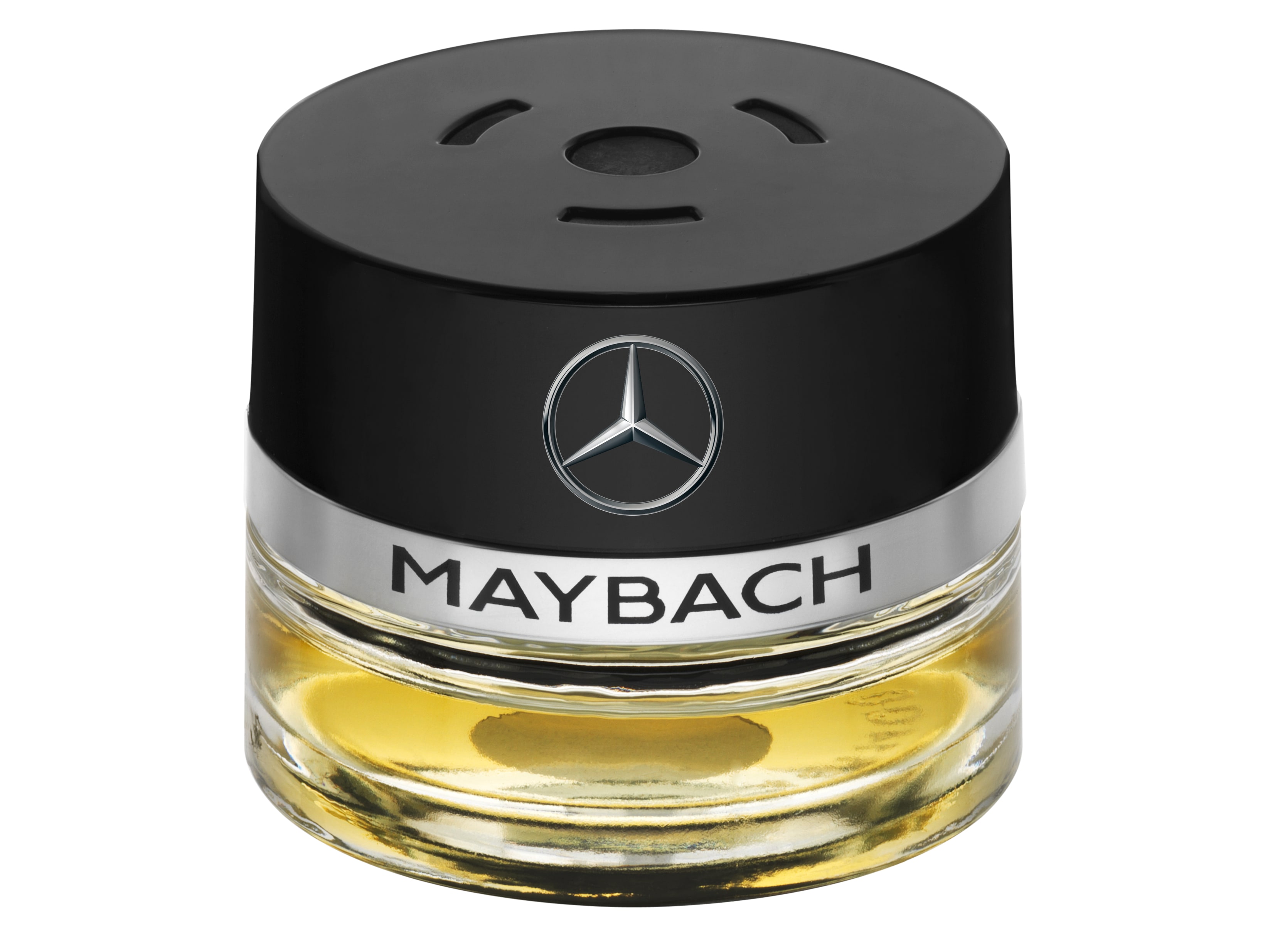Flacon, No. 12 MOOD - doorzichtig / zwart, Glas, 15 ml