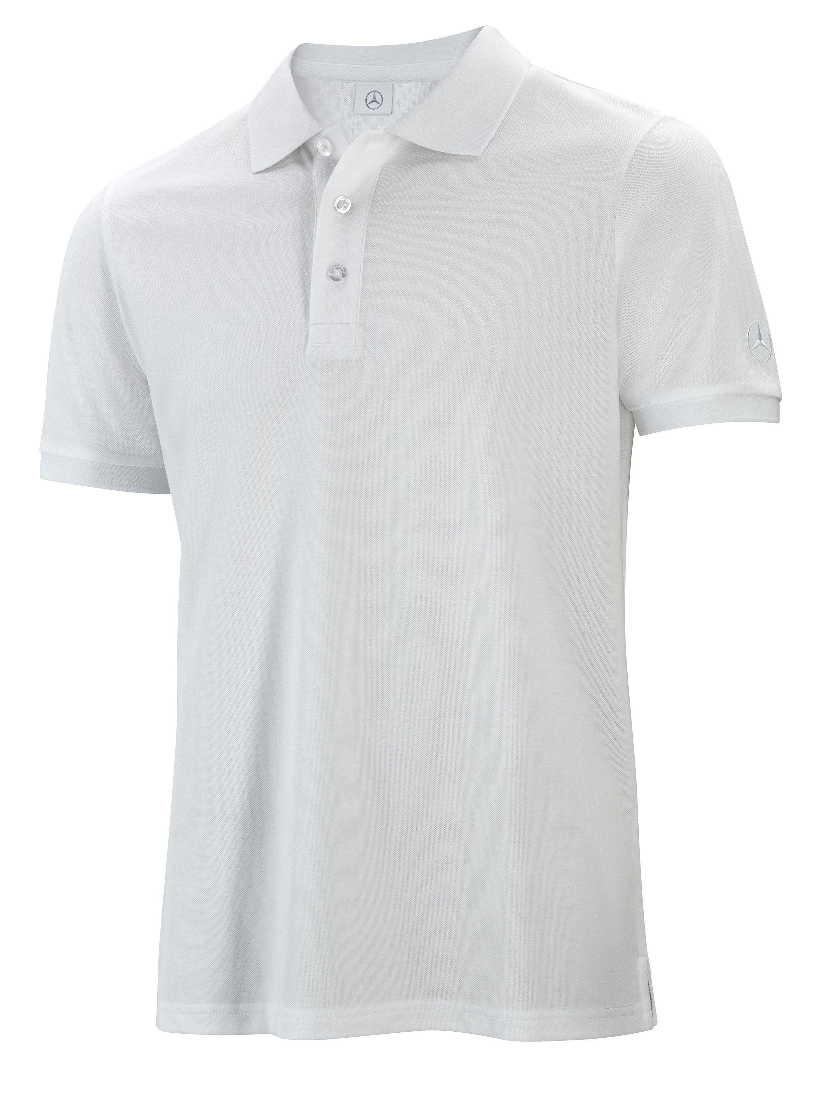 Poloshirt heren - wit, XS