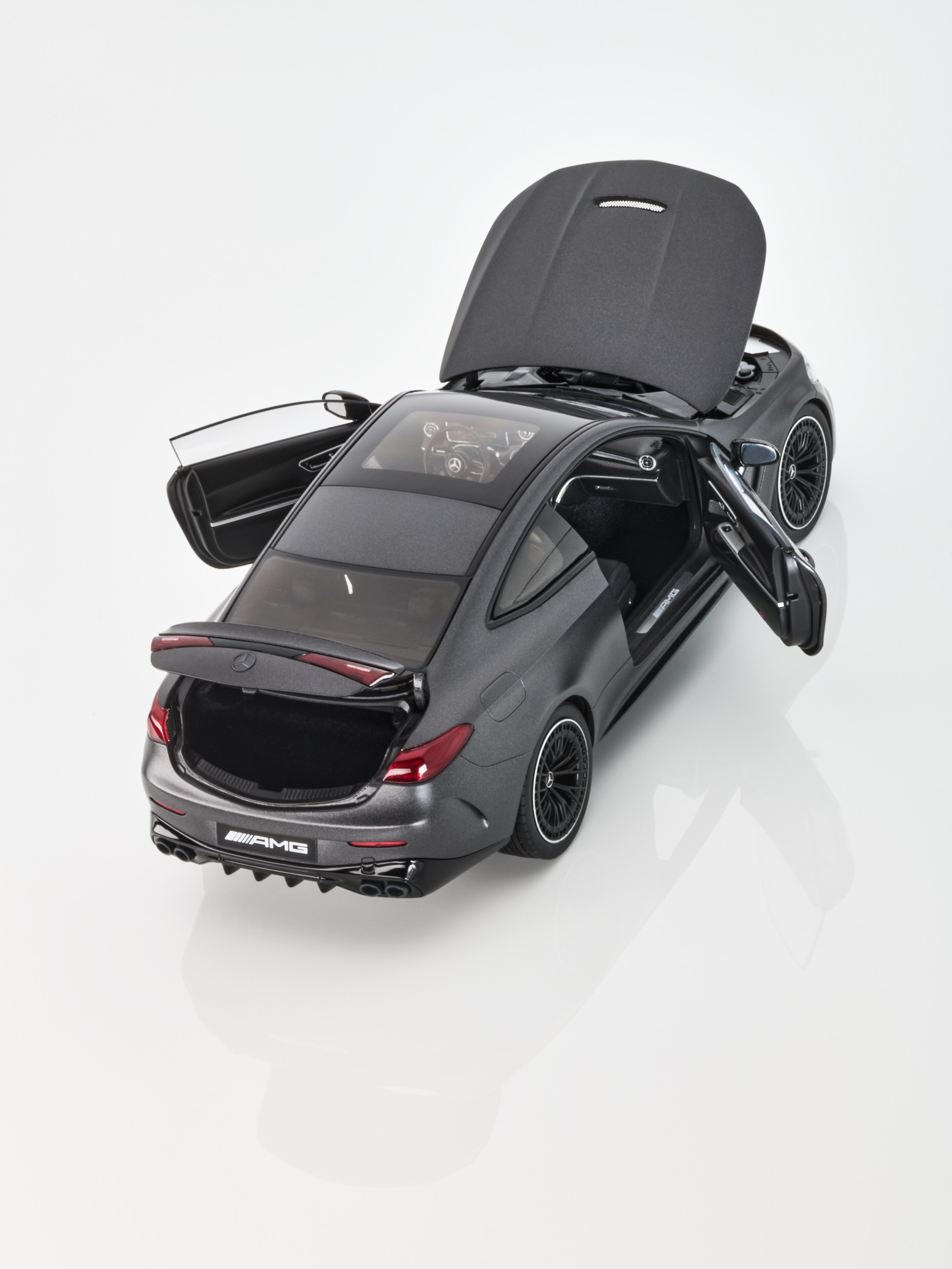 Mercedes-AMG CLE 53, Coupé, 4MATIC+, C236 - MANUFAKTUR grafietgrijs magno, NZG, 1:18