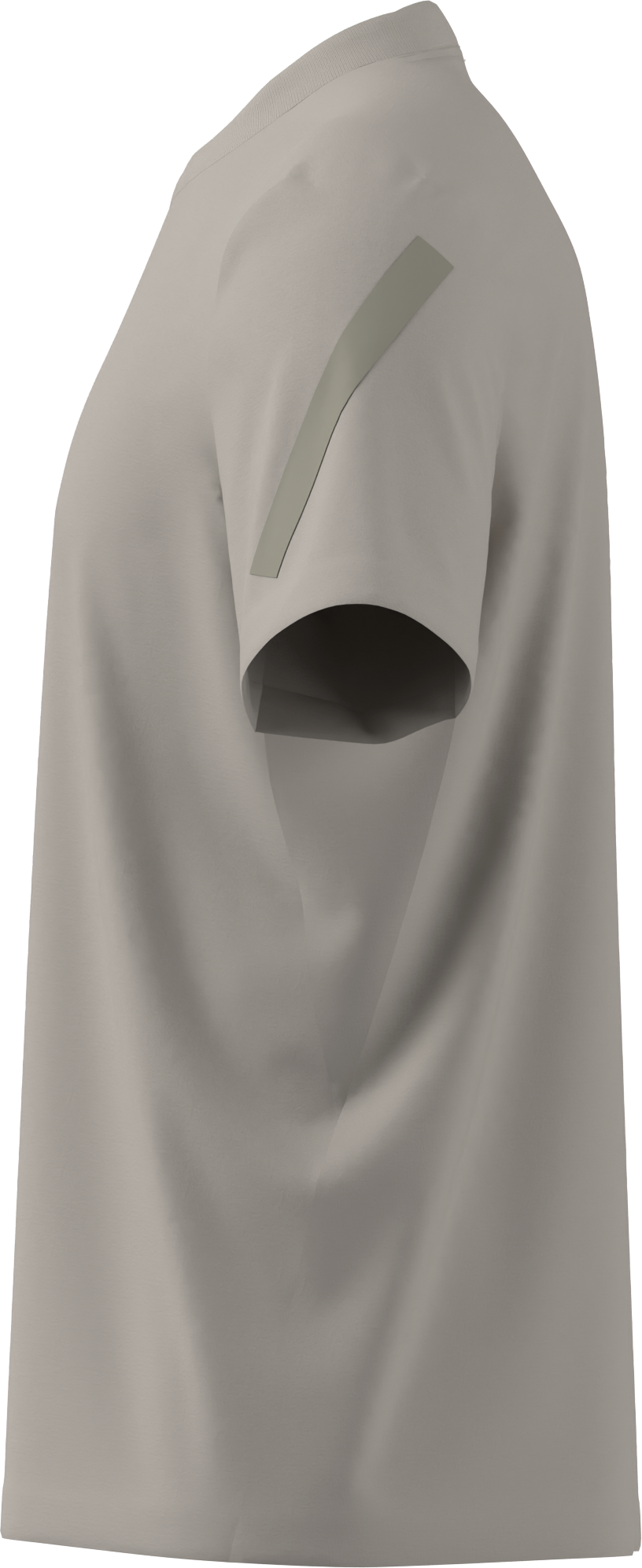 Heren-T-shirt - beige, L