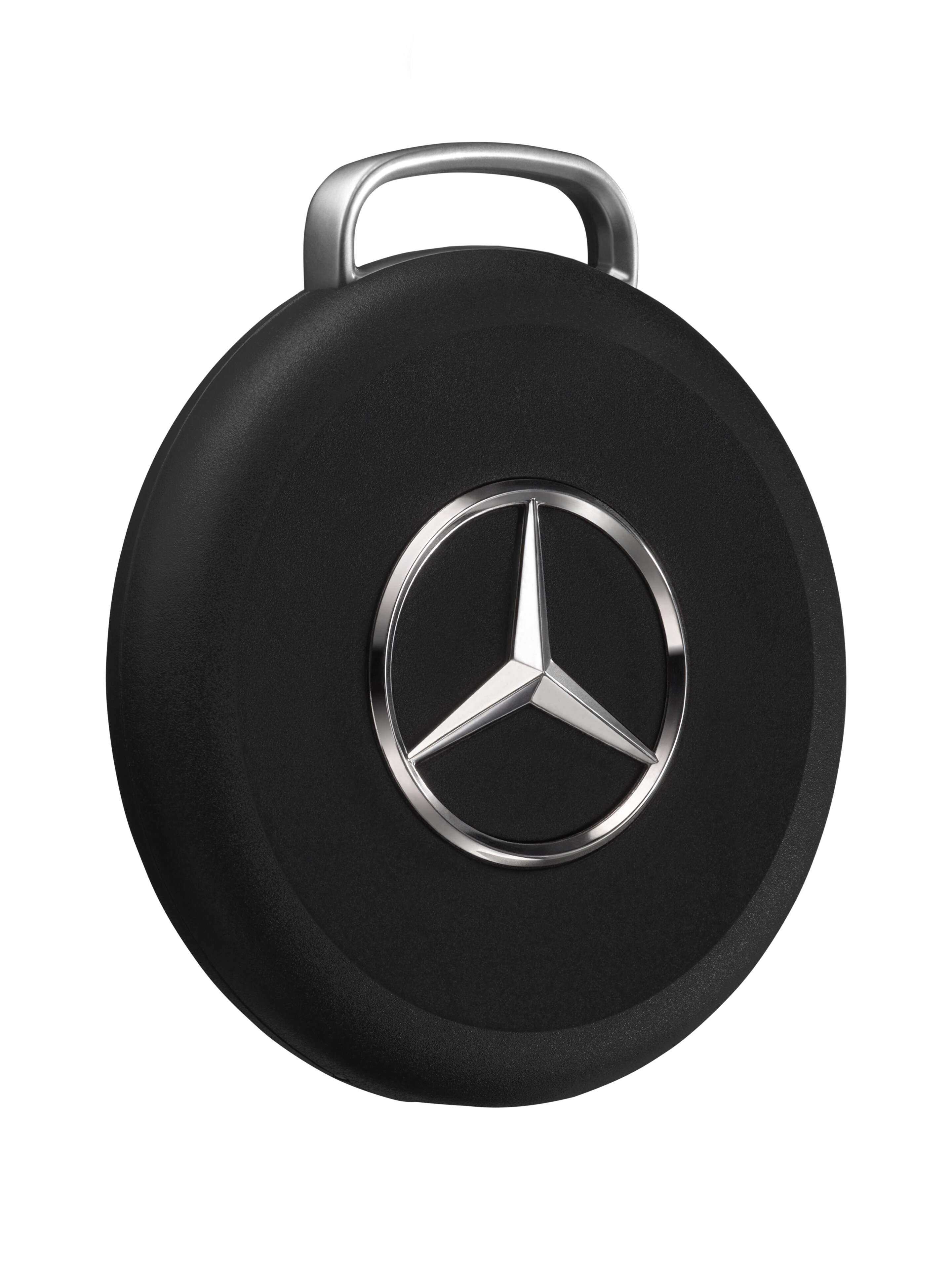 Mercedes-Benz, Chipolo loop tracking tag - zwart / zilverkleurig, kunststof, gegalvaniseerd