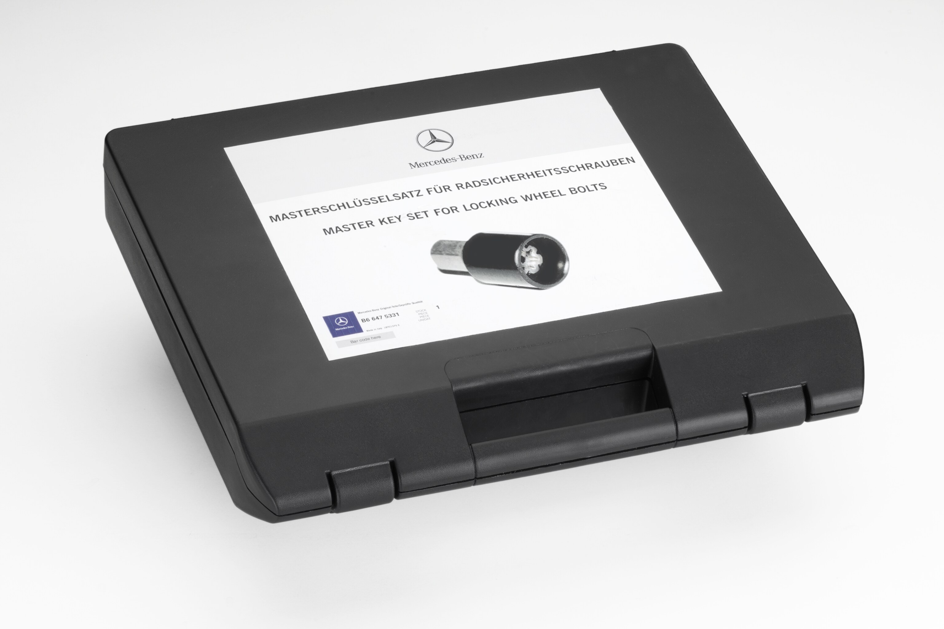 Mastersleutelset, Sleutelwijdte 17 mm - zilverkleurig