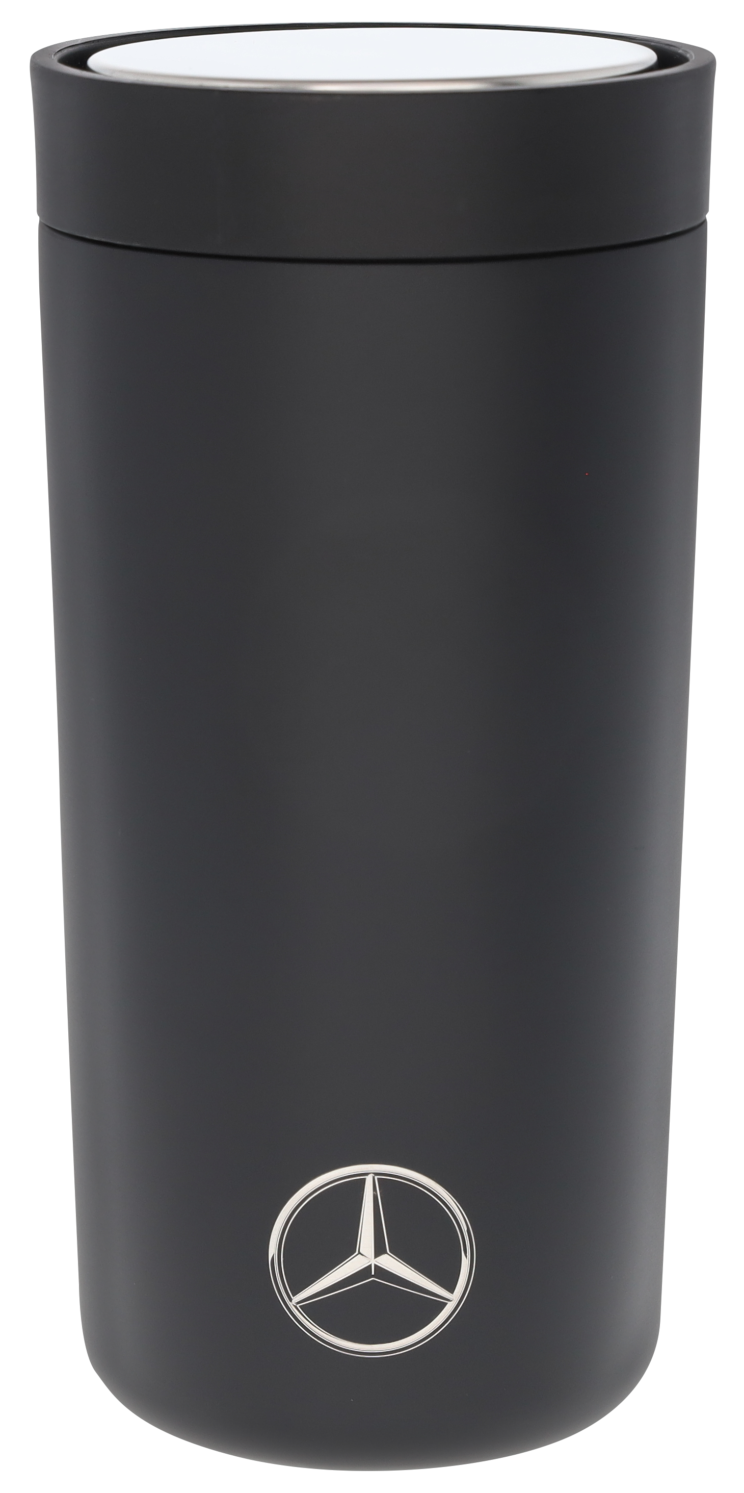 Beker voor onderweg - zwart, edelstaal / polypropyleen, Stelton, 400 ml