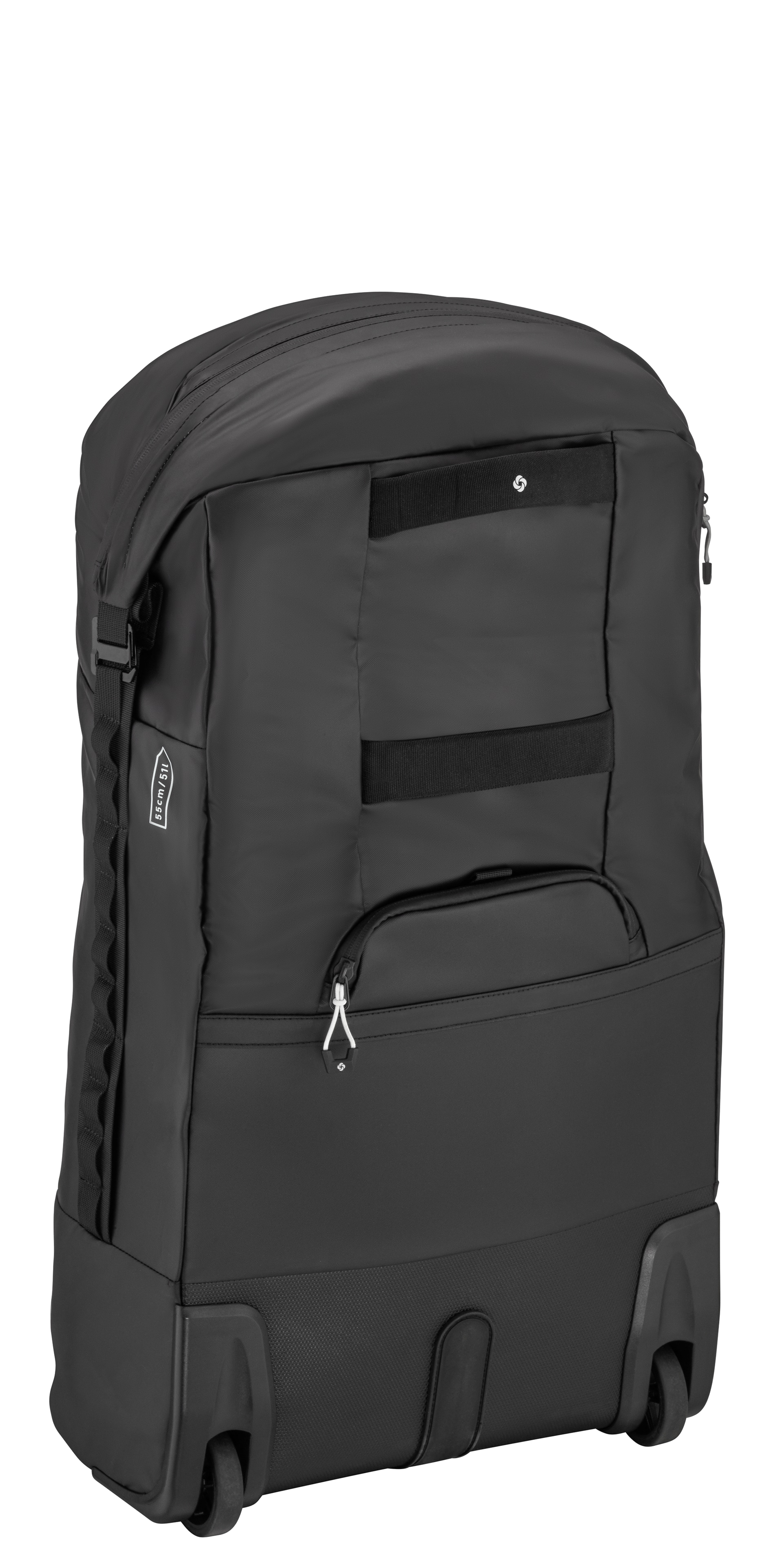 Trolleytas, opvouwbaar - zwart, Polyamide (gerecycled) / polyester, Samsonite