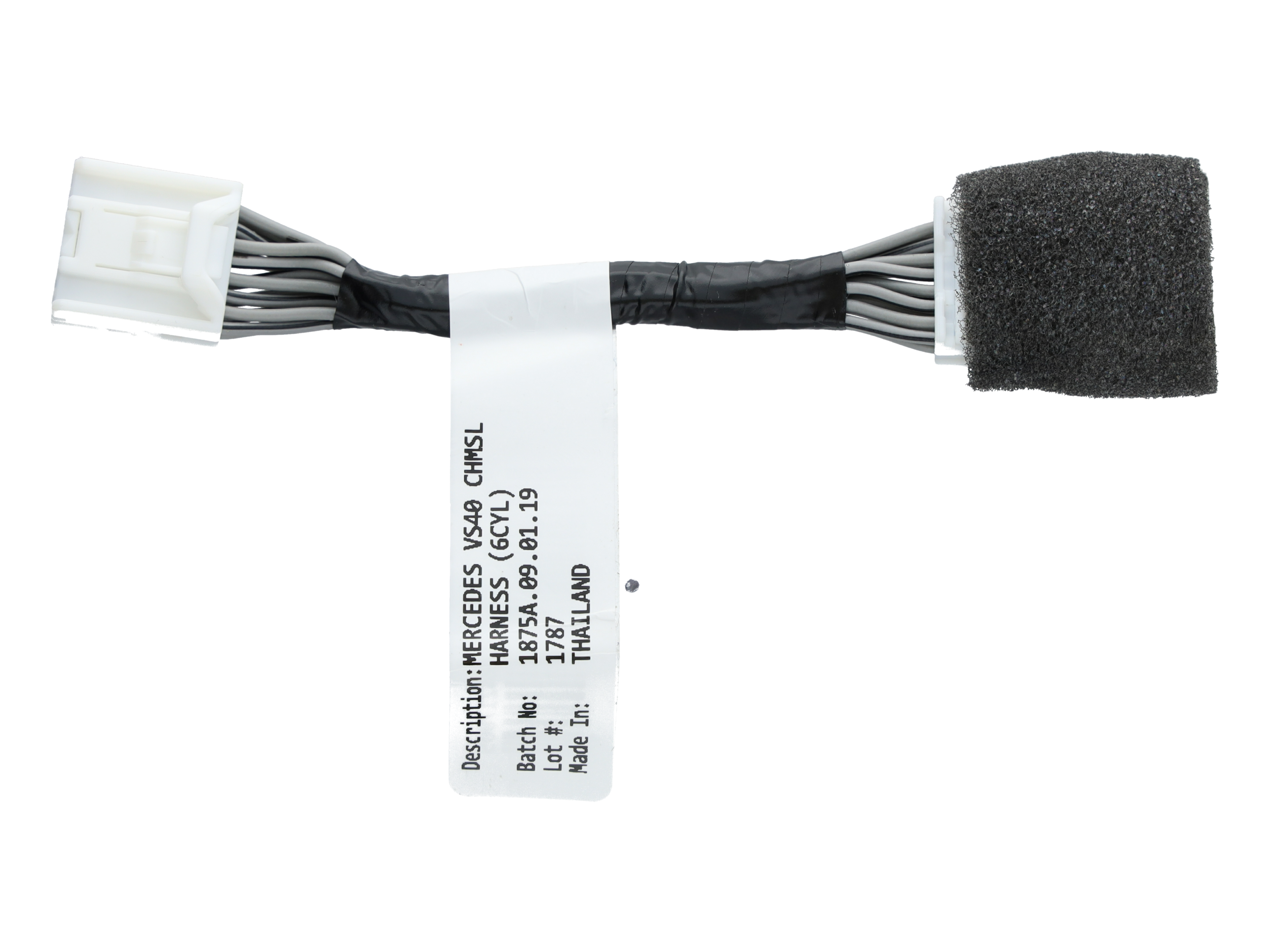 Adapterkabel, voor extra remlicht, V6-cilinder - zwart