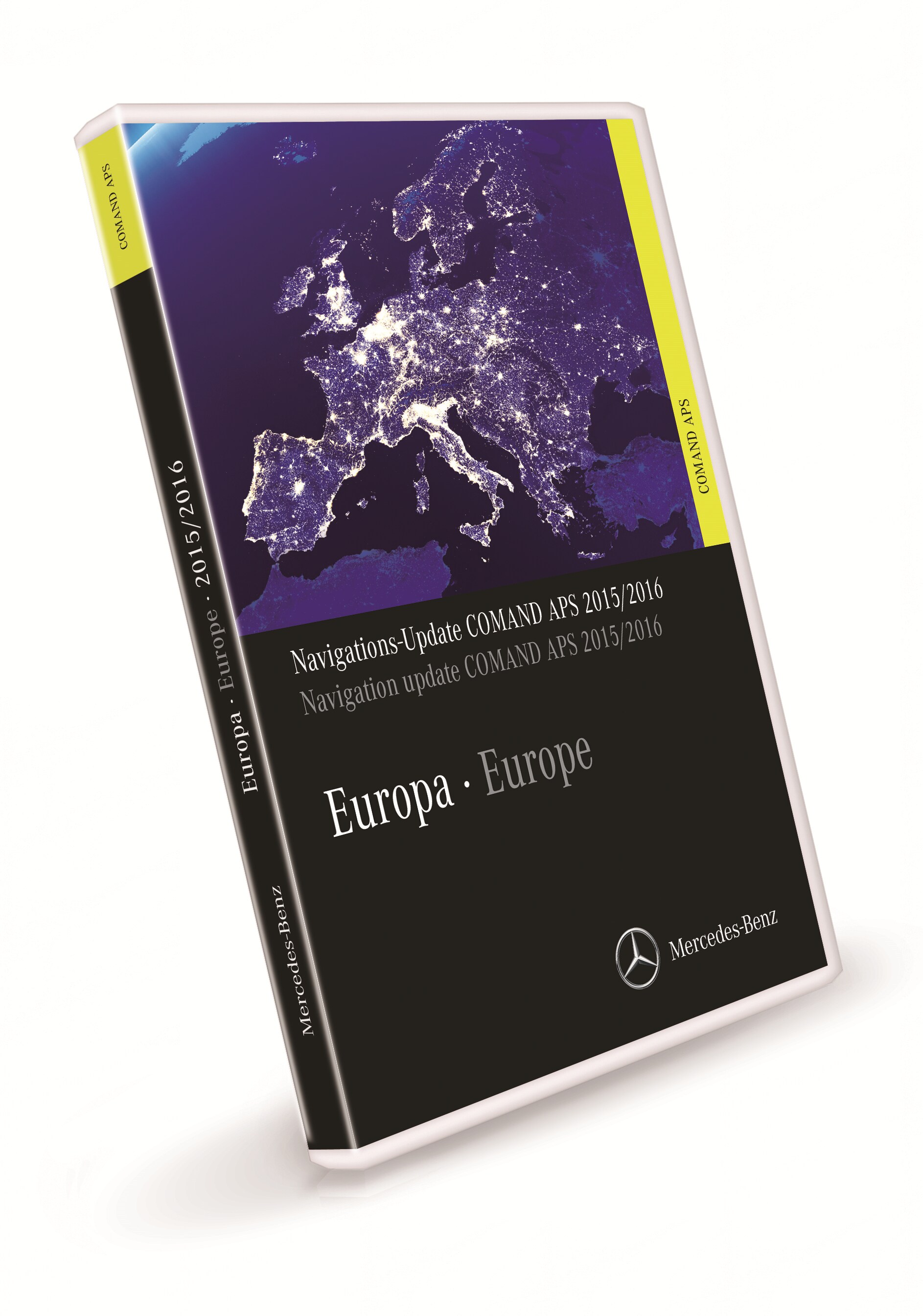 Kaartupdate, COMAND APS, Europa, Versie 2016/2017 - citrusgeel, NTG2.5