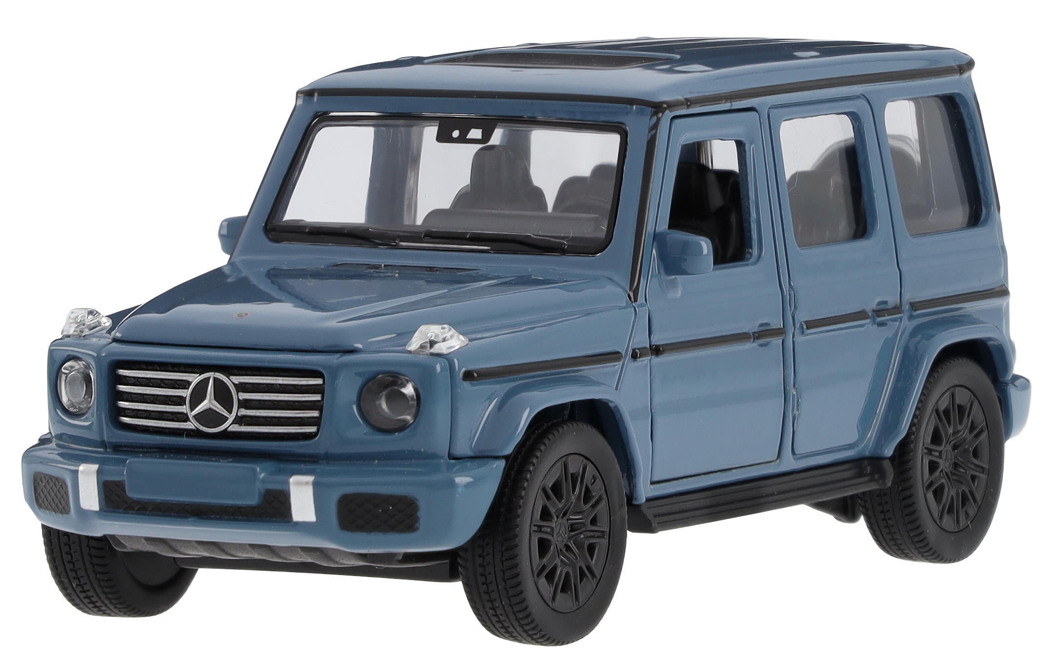 G-Class, Terreinwagen, W465, Pullback - MANUFACTUUR vintageblauw uni, Heinrich Bauer, 1:43