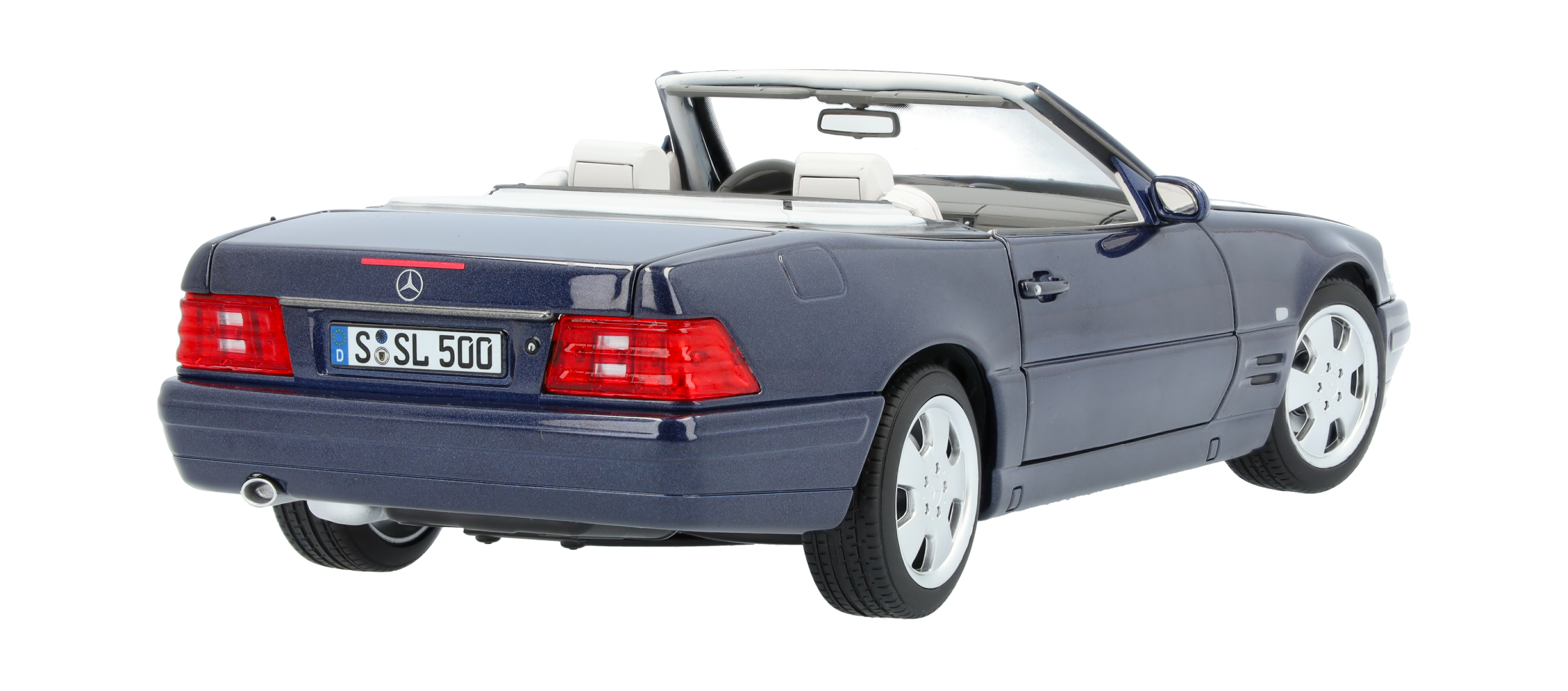 SL 500 R129 (1998-2001) - azuurblauw, Norev, 1:18