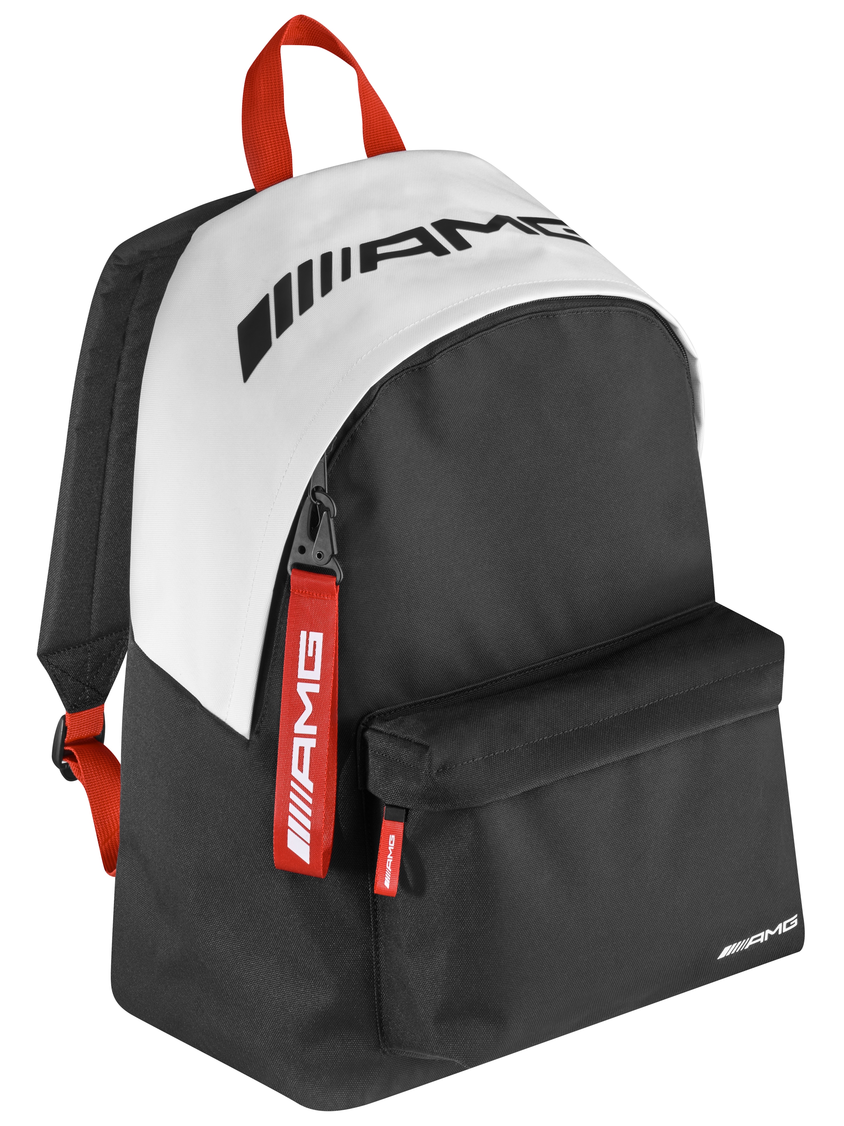 AMG-rugzak - zwart / wit / rood, polyester