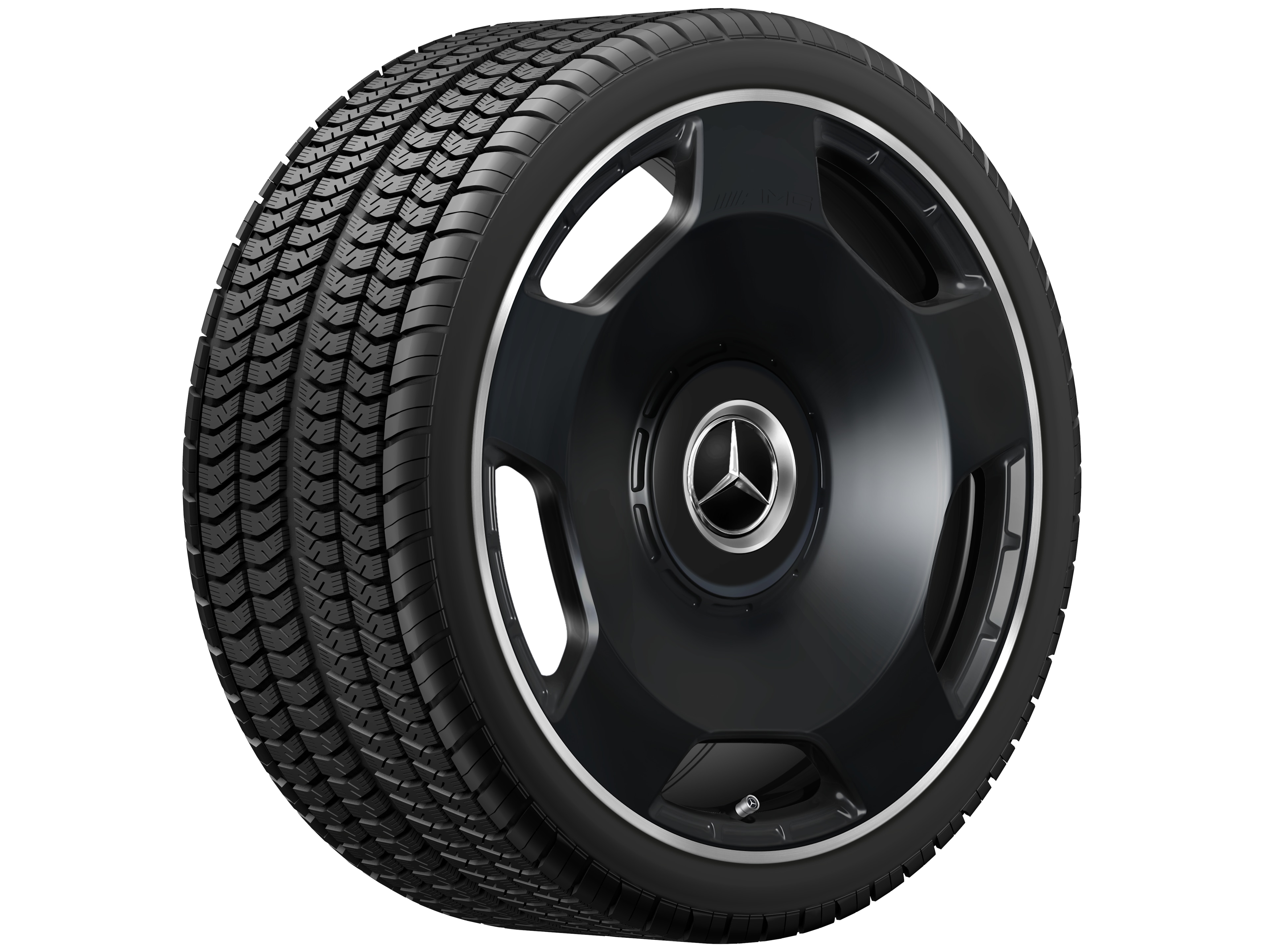 Vijfgaats gesmede AMG-velg, 53,3 cm (21 inch)